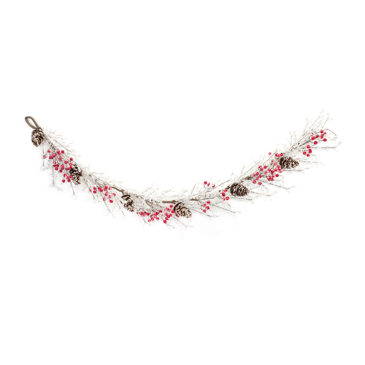 Icy Twig/Cone/Berry Garland (Set Of 2) 5'L Plastic