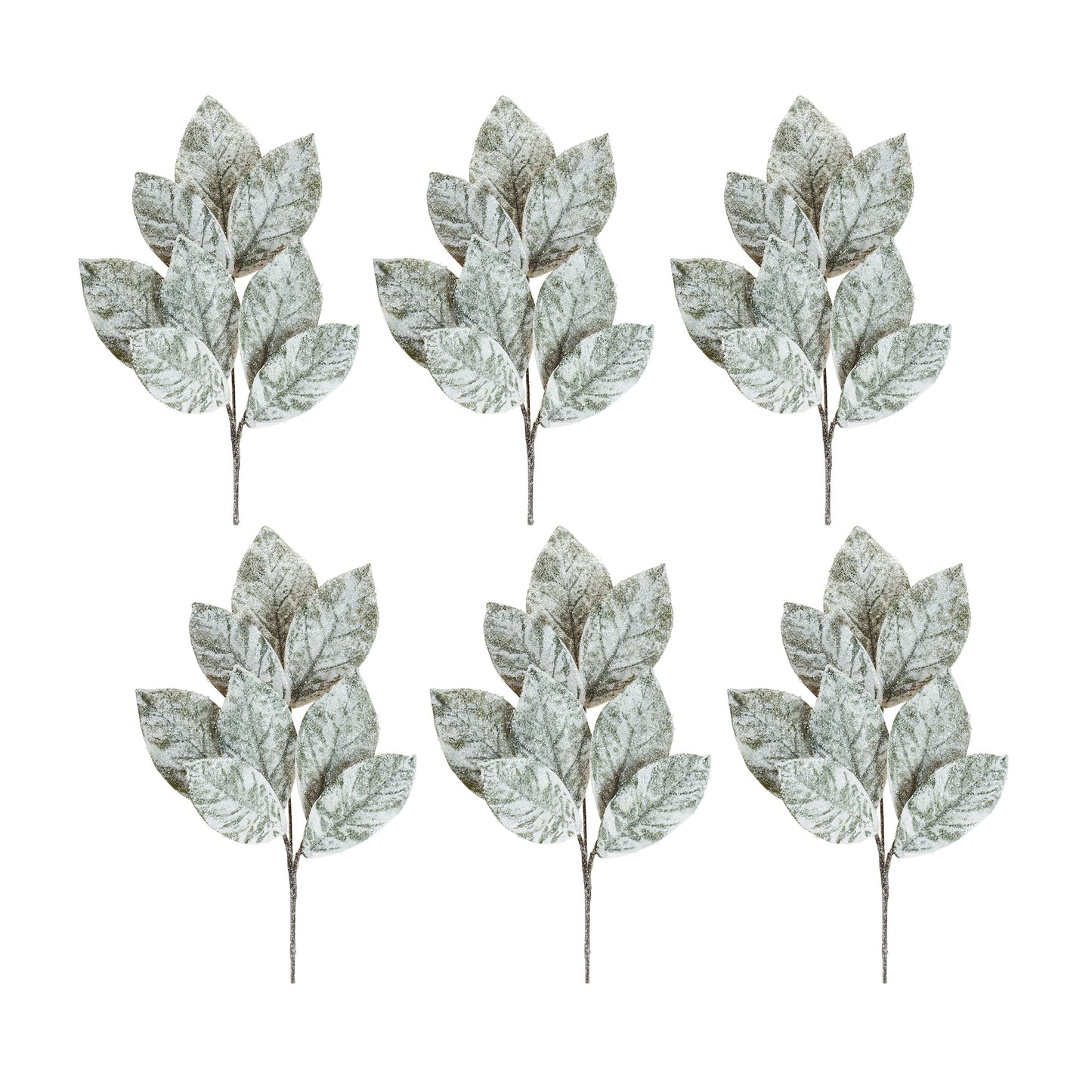 Magnolia Leaf Spray (Set Of 6) 32.5"H Polyester