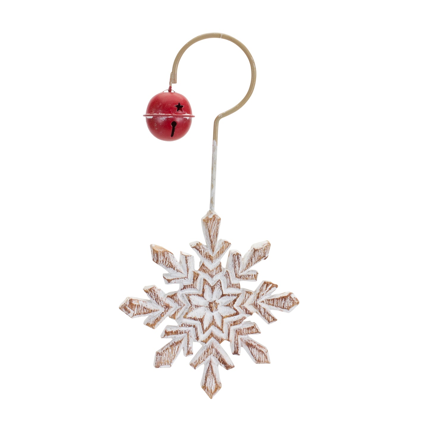 Stocking/Mitten/Snowflake Ornament (Set Of 6) 7.25"H, 8"H, 8.5"H Resin
