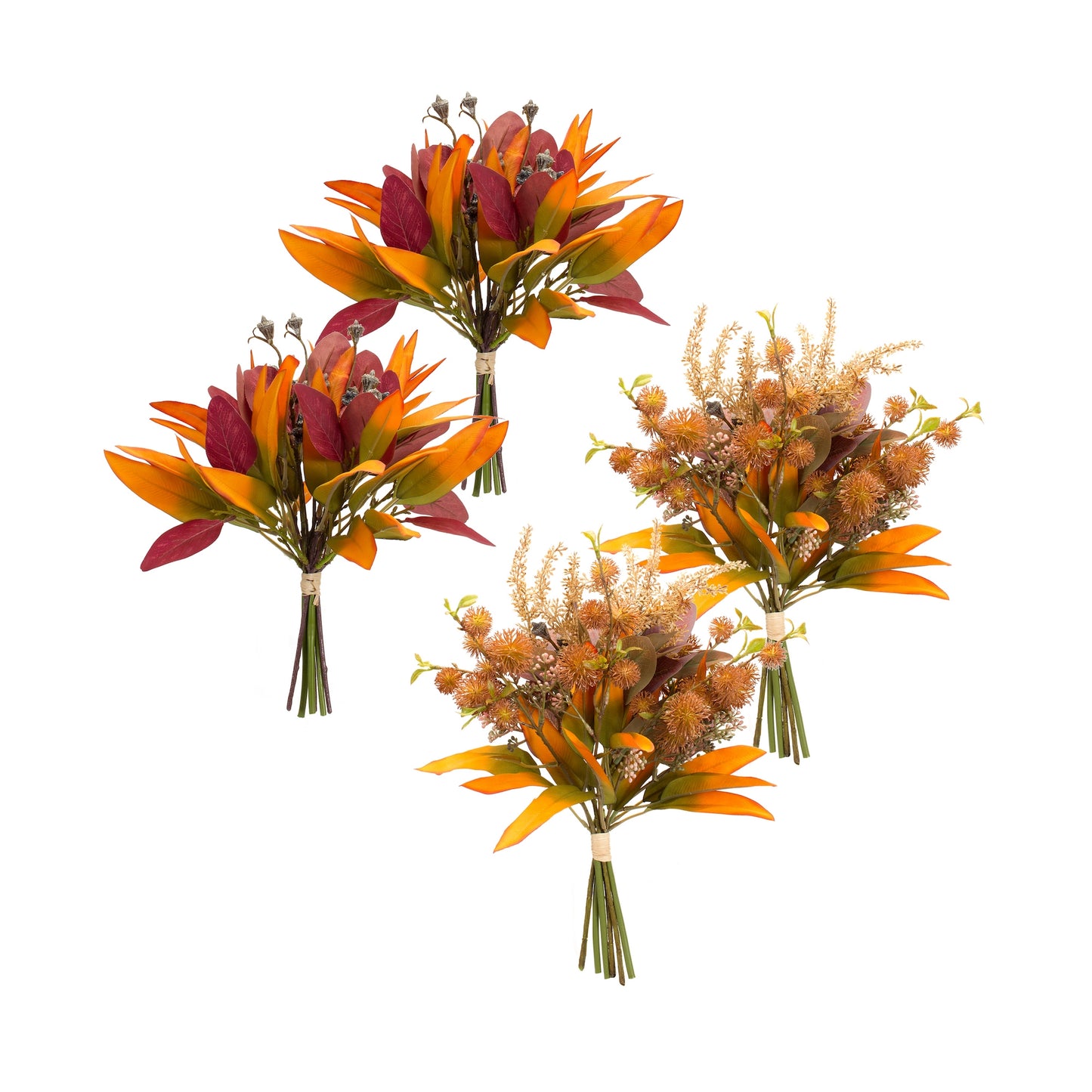 Fall Bundle (Set Of 4) 14.5"H, 16.5"H Polyester