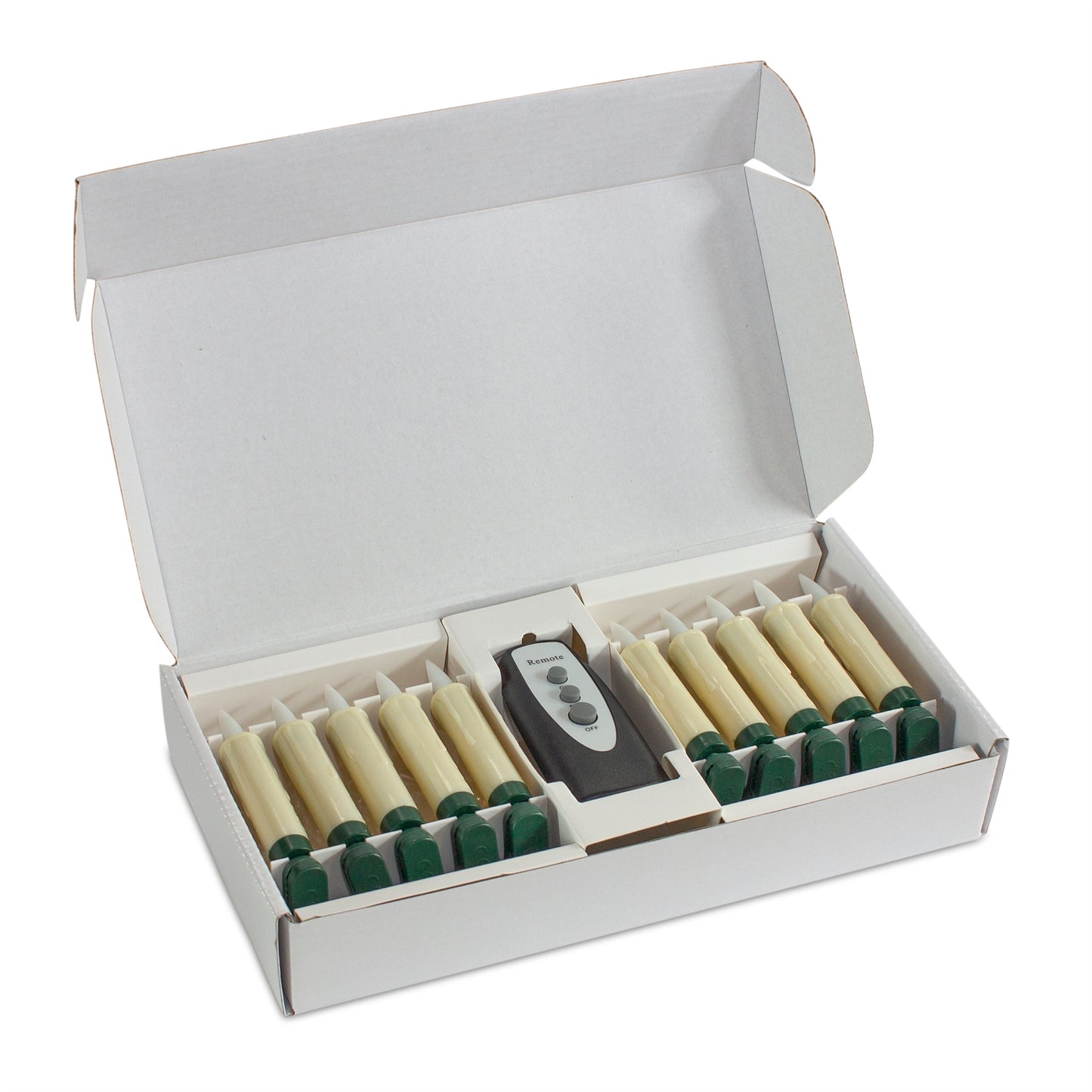 Fia Flame Candle Suction Cup/Holder (Set Of 10) W/Remote 4" Plastic 6h Timer