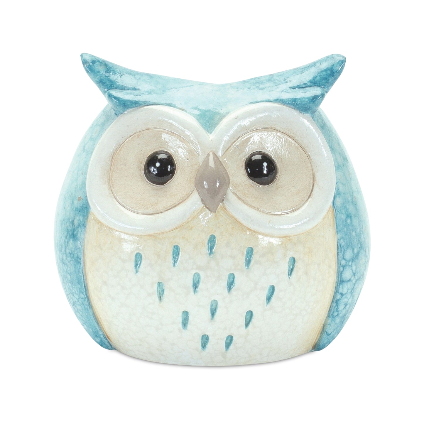 Owl (Set Of 3) 3.75"H, 4"H, 4.25"H Terra Cotta