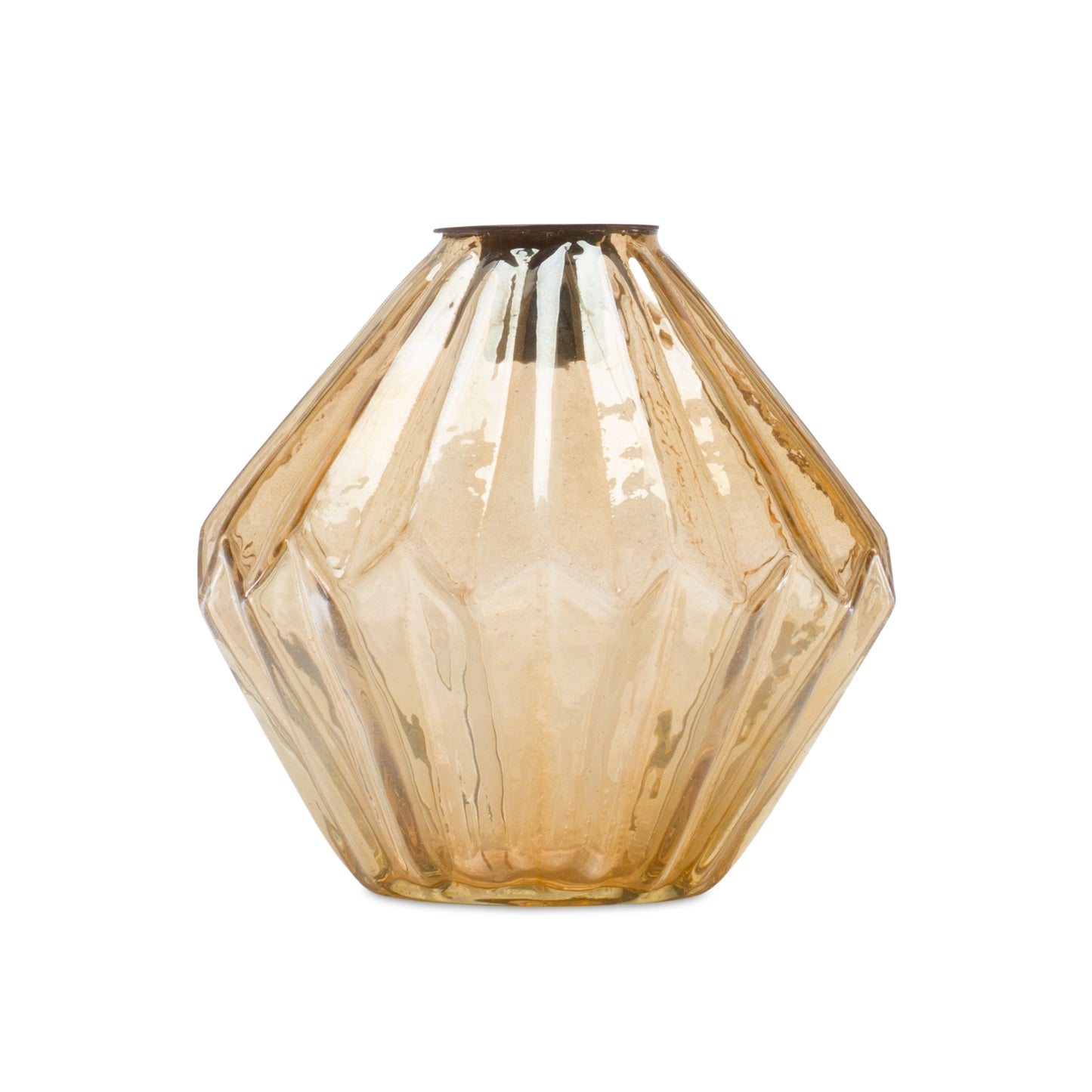 Candle Holder (Set Of 3) 5"H, 5"H, 5.25"H Glass
