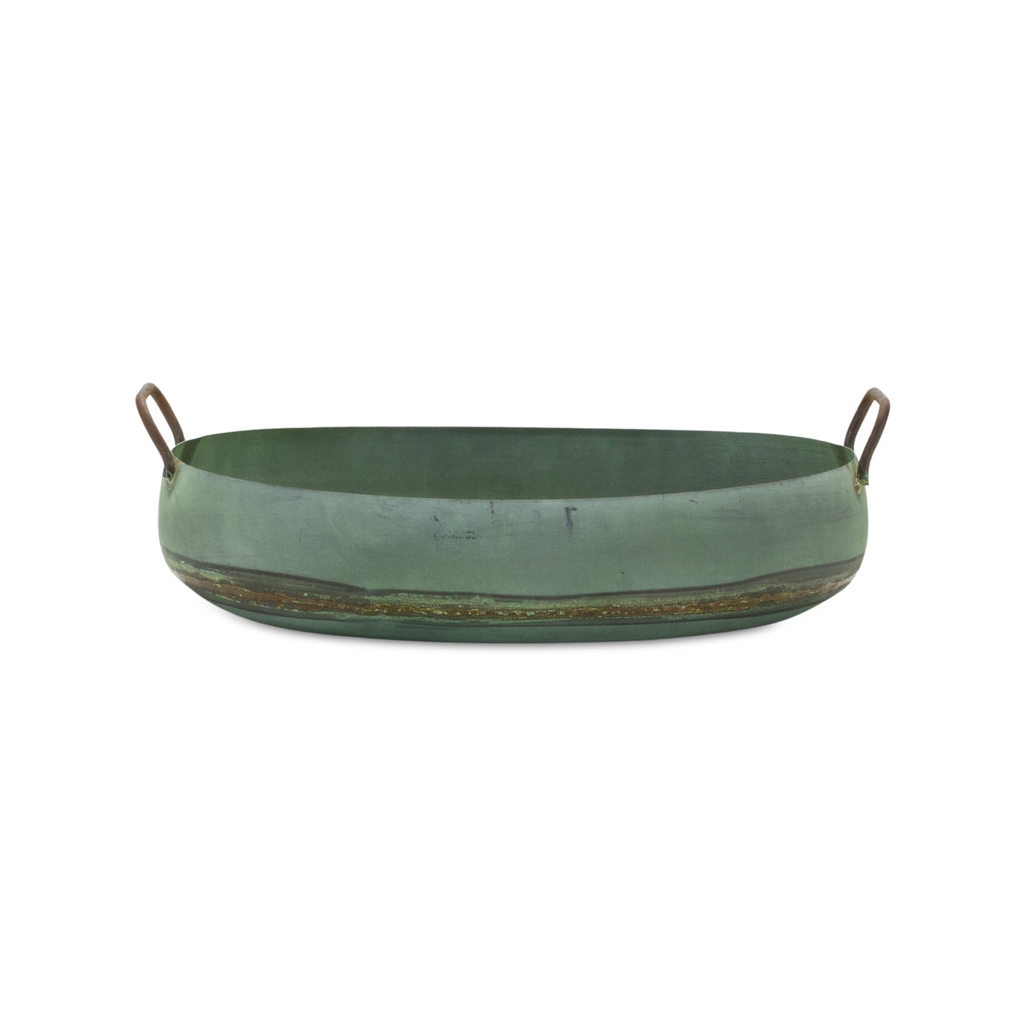 Tray (Set Of 2) 16.5"L x 12.5"W x 5"H, 20.5"L x 15.75"W x 5.5"H Metal