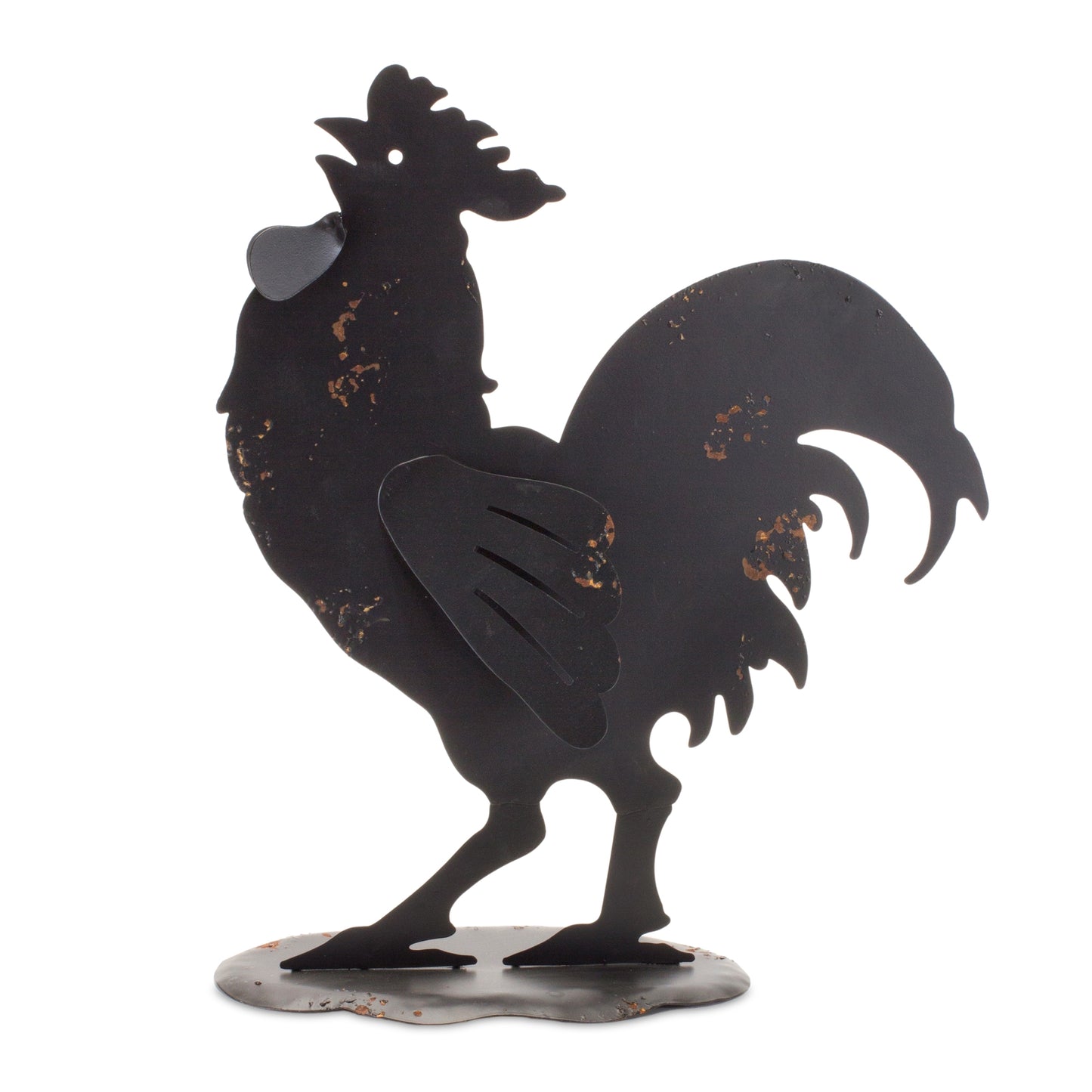 Chicken (Set Of 2) 14.5"L x 17"H Metal