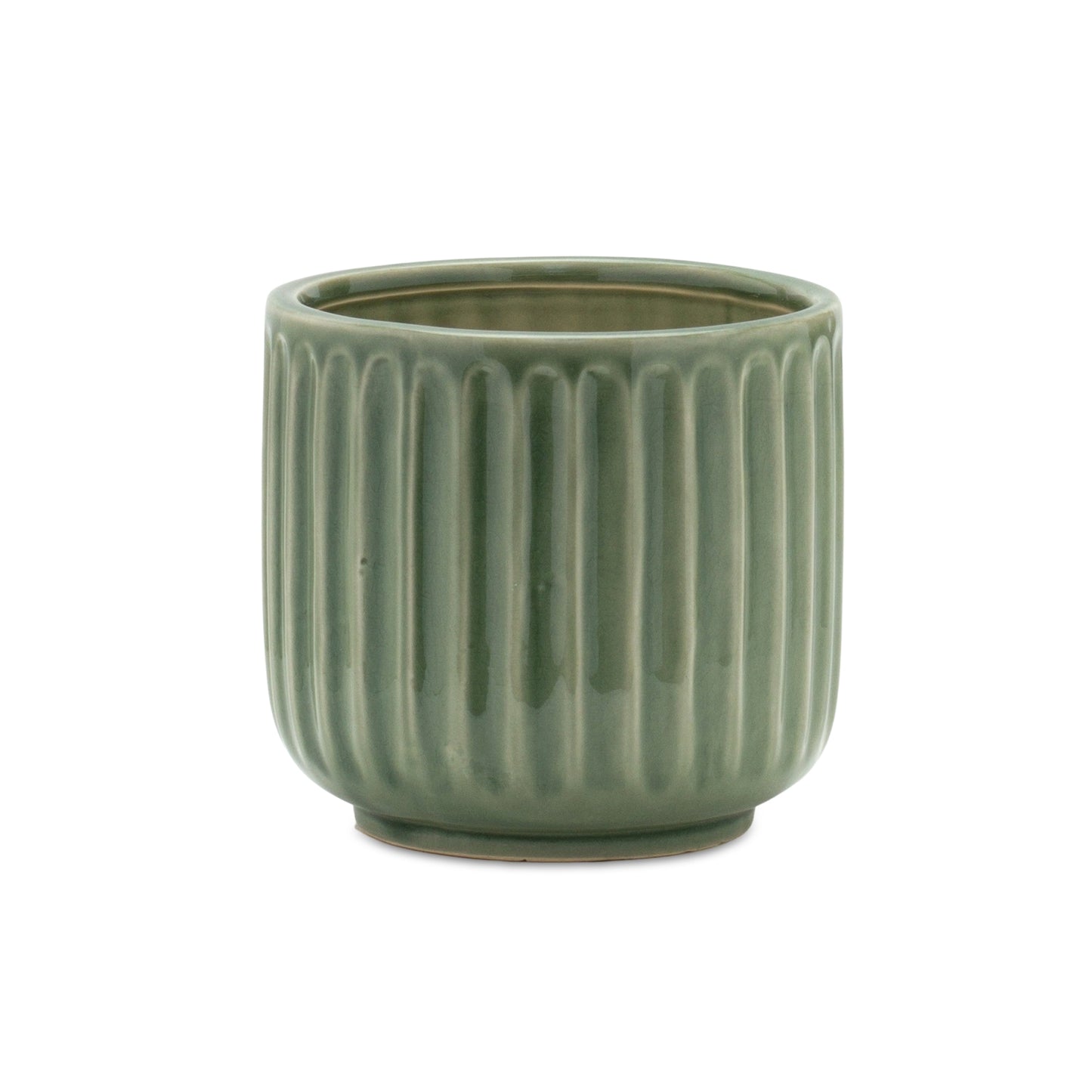 Container (Set Of 3) 4"H, 5.5"H, 6.5"H Terra Cotta