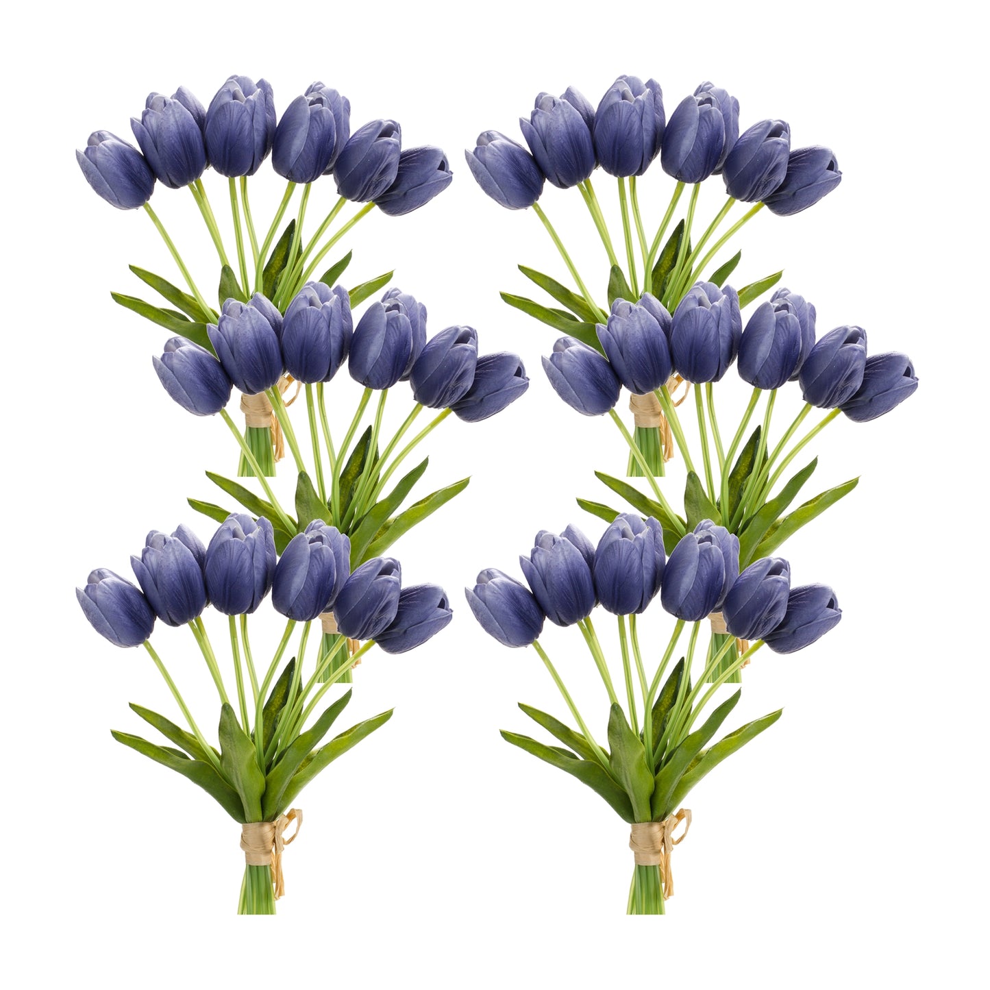Tulip Bundle (Set Of 6) 15"H Polyester/Plastic
