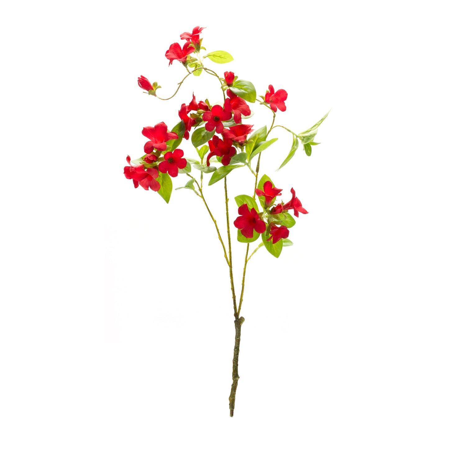 Floral Spray (Set Of 6) 24.5"H Polyester, Red, Green