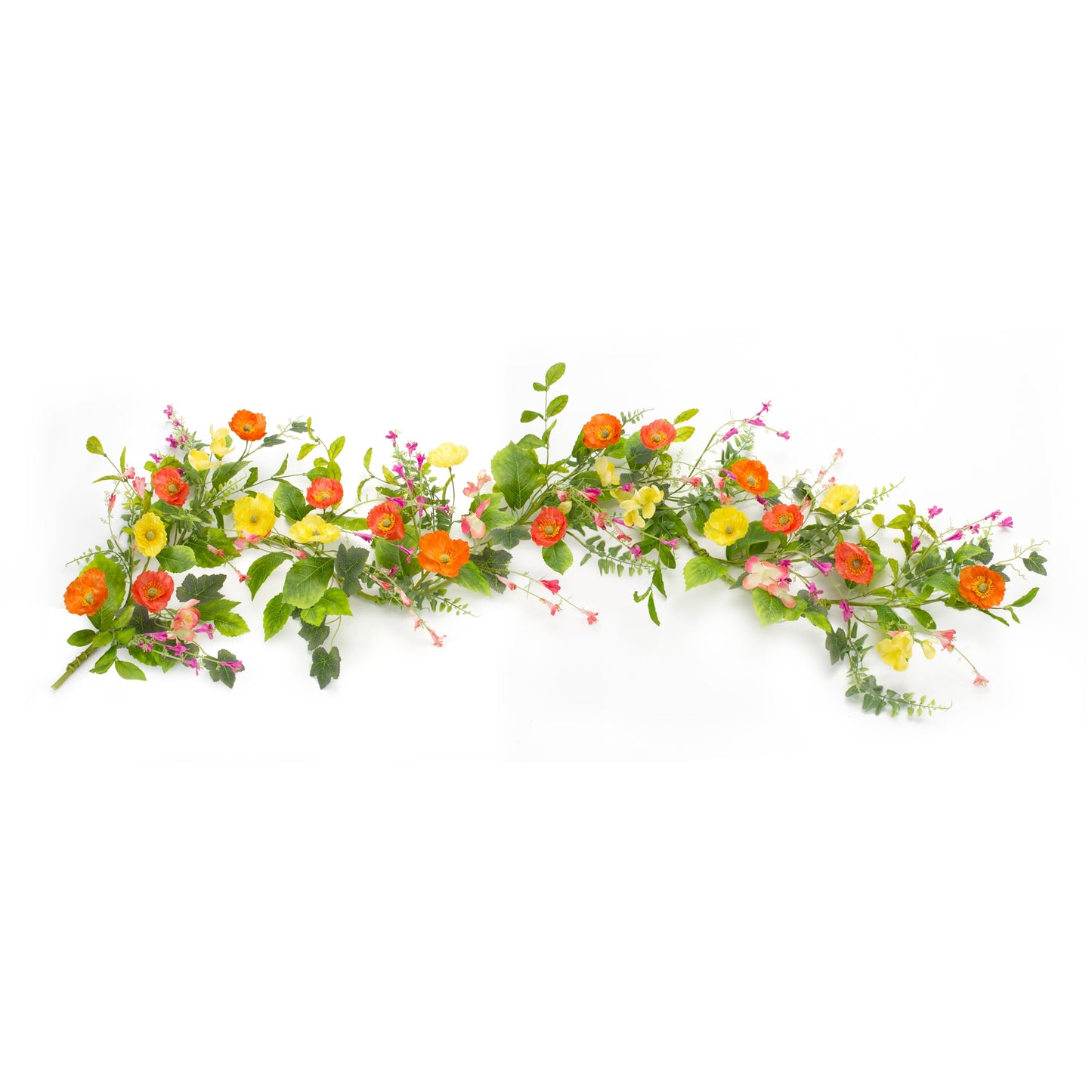 Poppy Garland (Set Of 2) 5'L Polyester