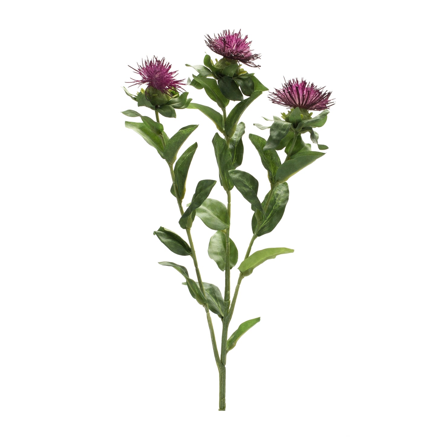Thistle Spray (Set Of 6) 24.5"H Polyester, Purple