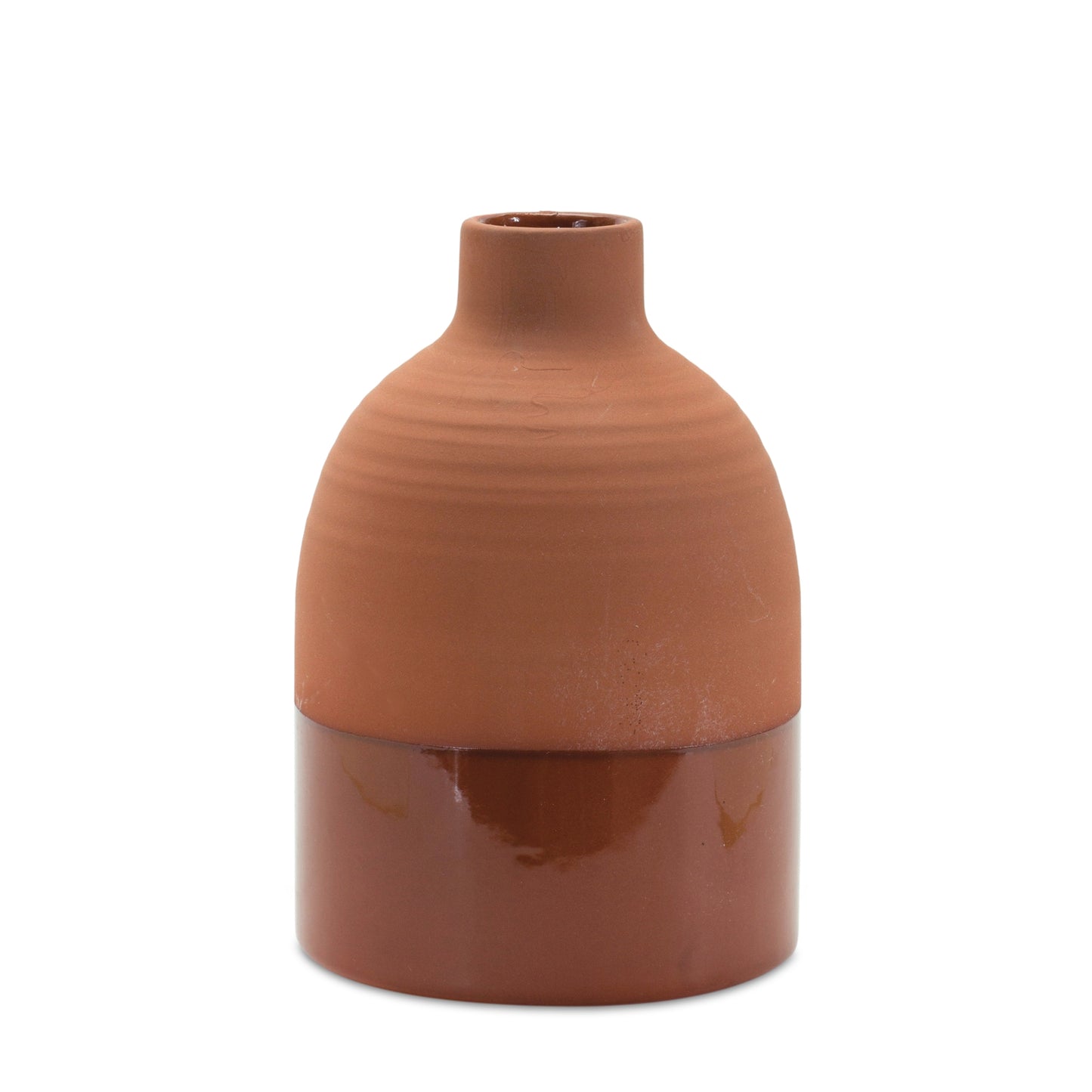 Vase (Set Of 2) 4.75"D x 7"H, 5"D x 9"H Ceramic