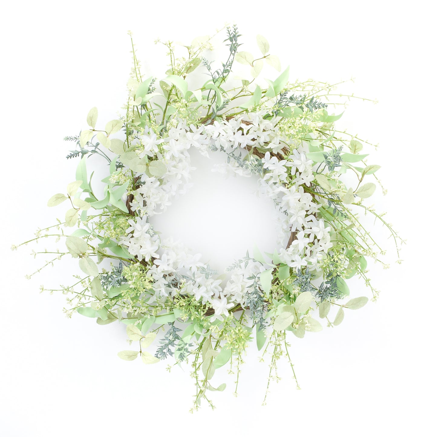 Mixed Wreath 21.5"D Eva/Fabric/Plastic