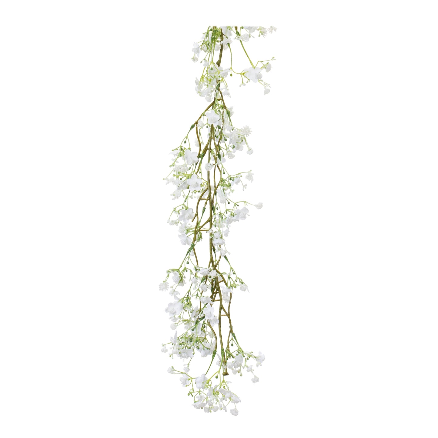 Baby'S Breath Garland (Set Of 2) 6'L Plastic/Polyester