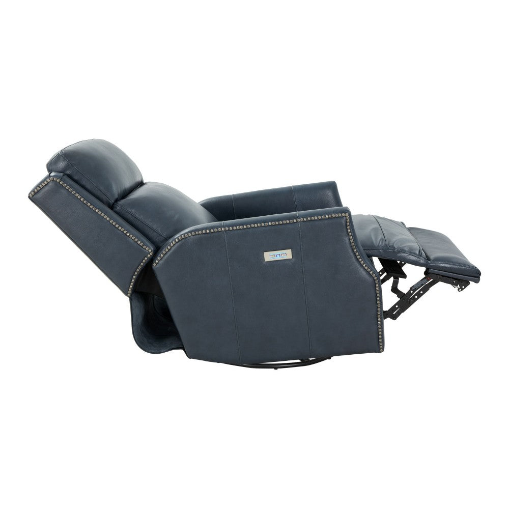 8PH-4003 Cavill Swivel Glider Recliner, Barone Navy Blue