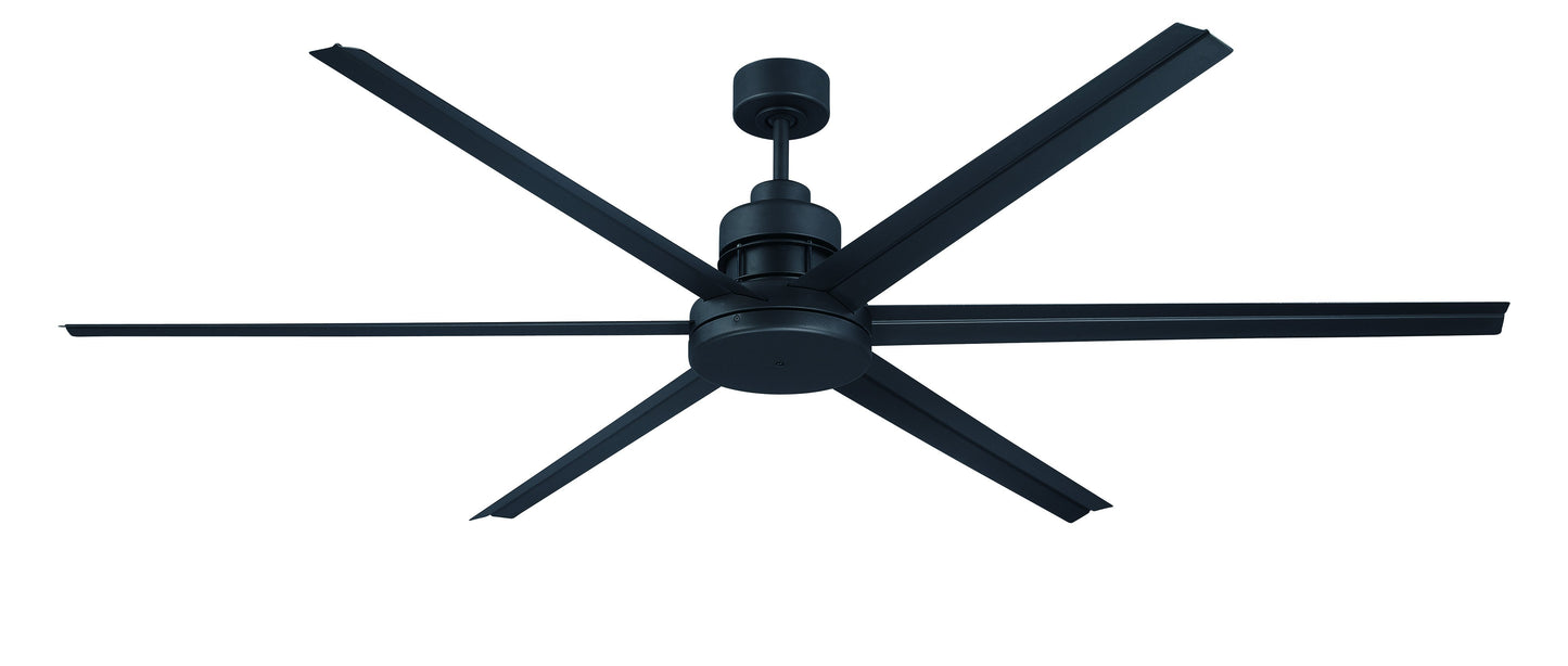 72" Mondo Ceiling Fan in Flat Black