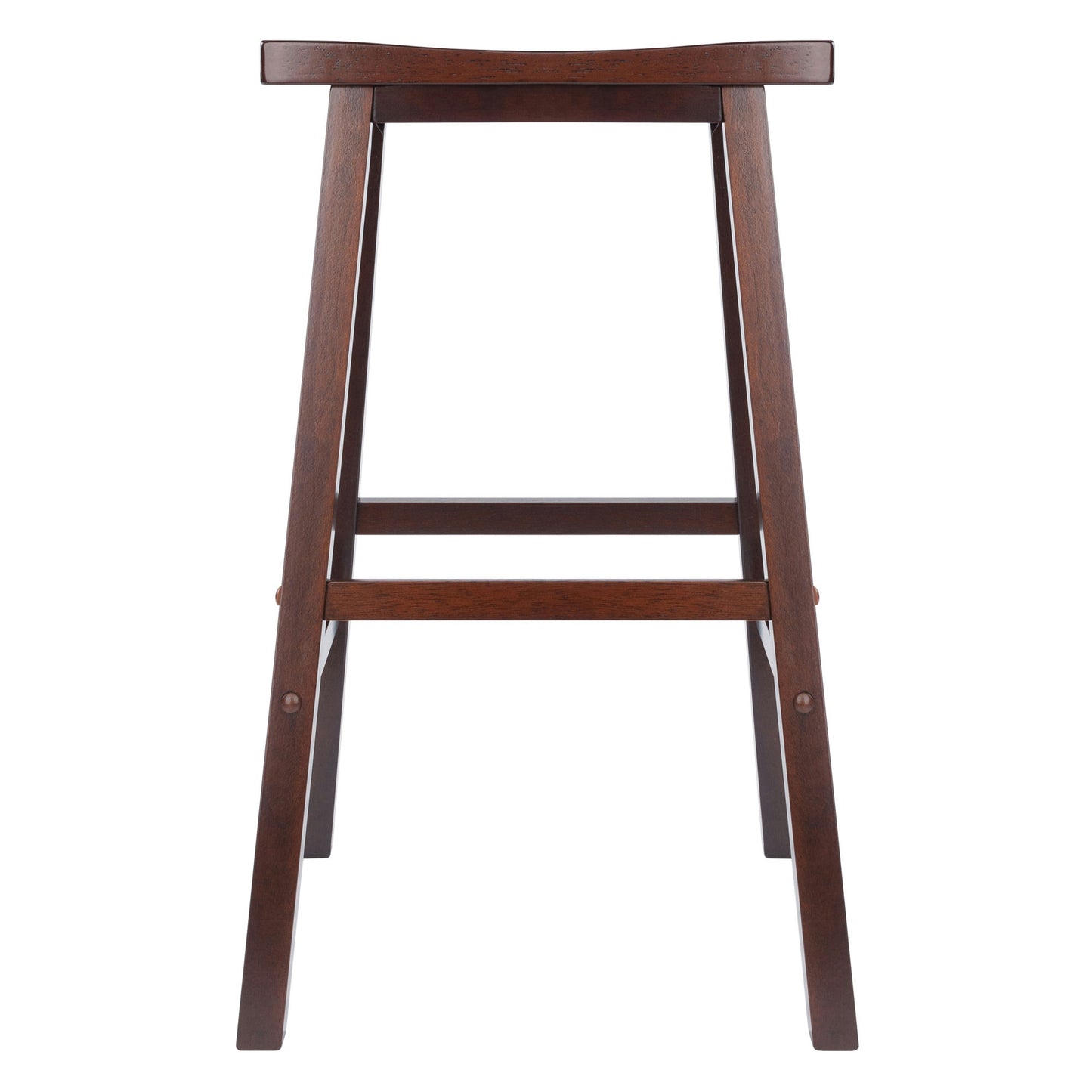 Satori Saddle Seat Bar Stool, Walnut
