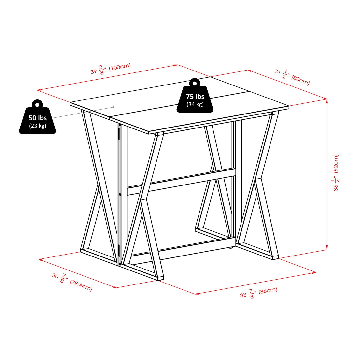 Harrington 3-Pc Drop Leaf Table with Cushion Seat Bar Stools, Walnut & Espresso
