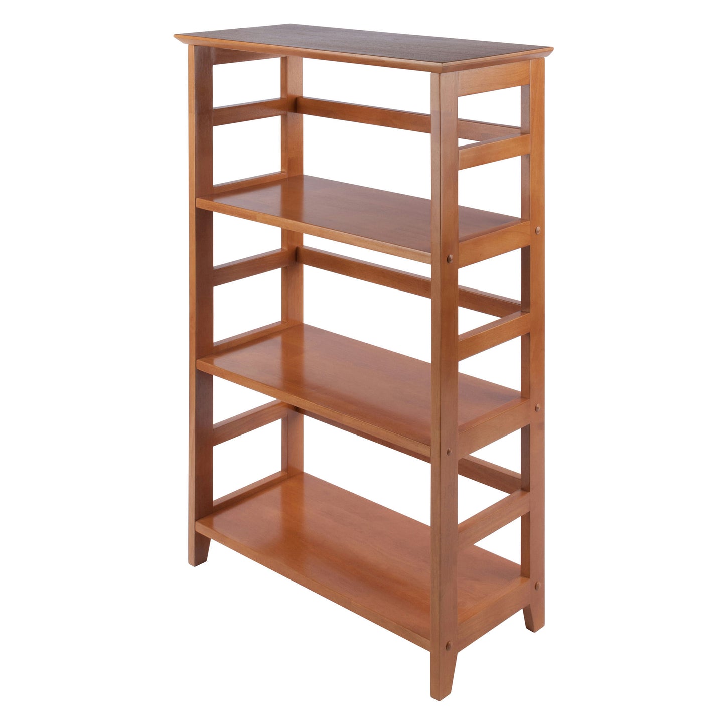 Studio Home Office 3-Section Bookshelf, Honey Pine