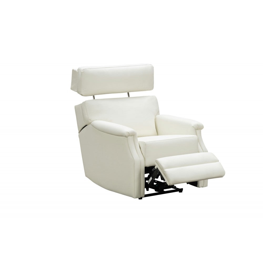 9PH-1177 Luca Power Recliner, Enzo Winter White