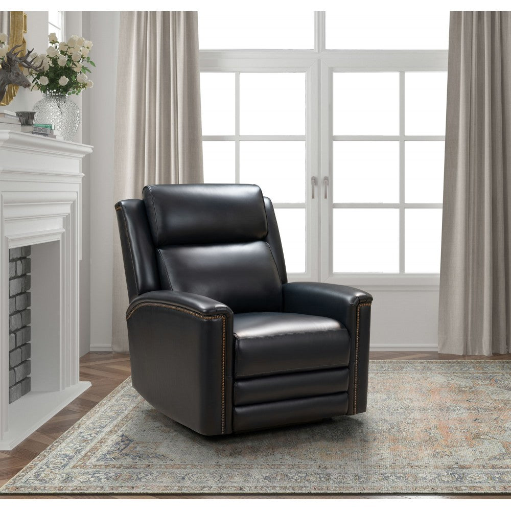 9PHL-1168 Tomas Power Recliner, Haysome Midnight Blue