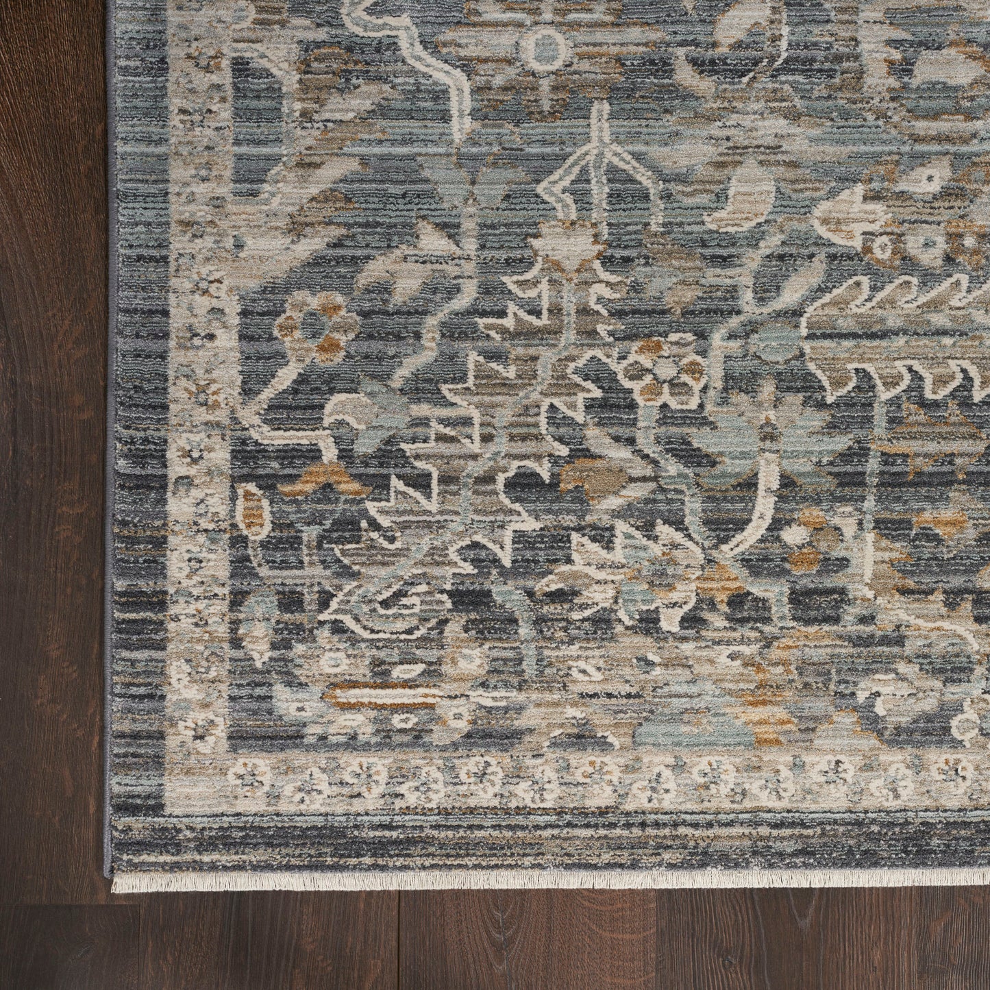 Nourison Lynx 2'6" x 4'6" Navy Multicolor Bohemian Indoor Rug