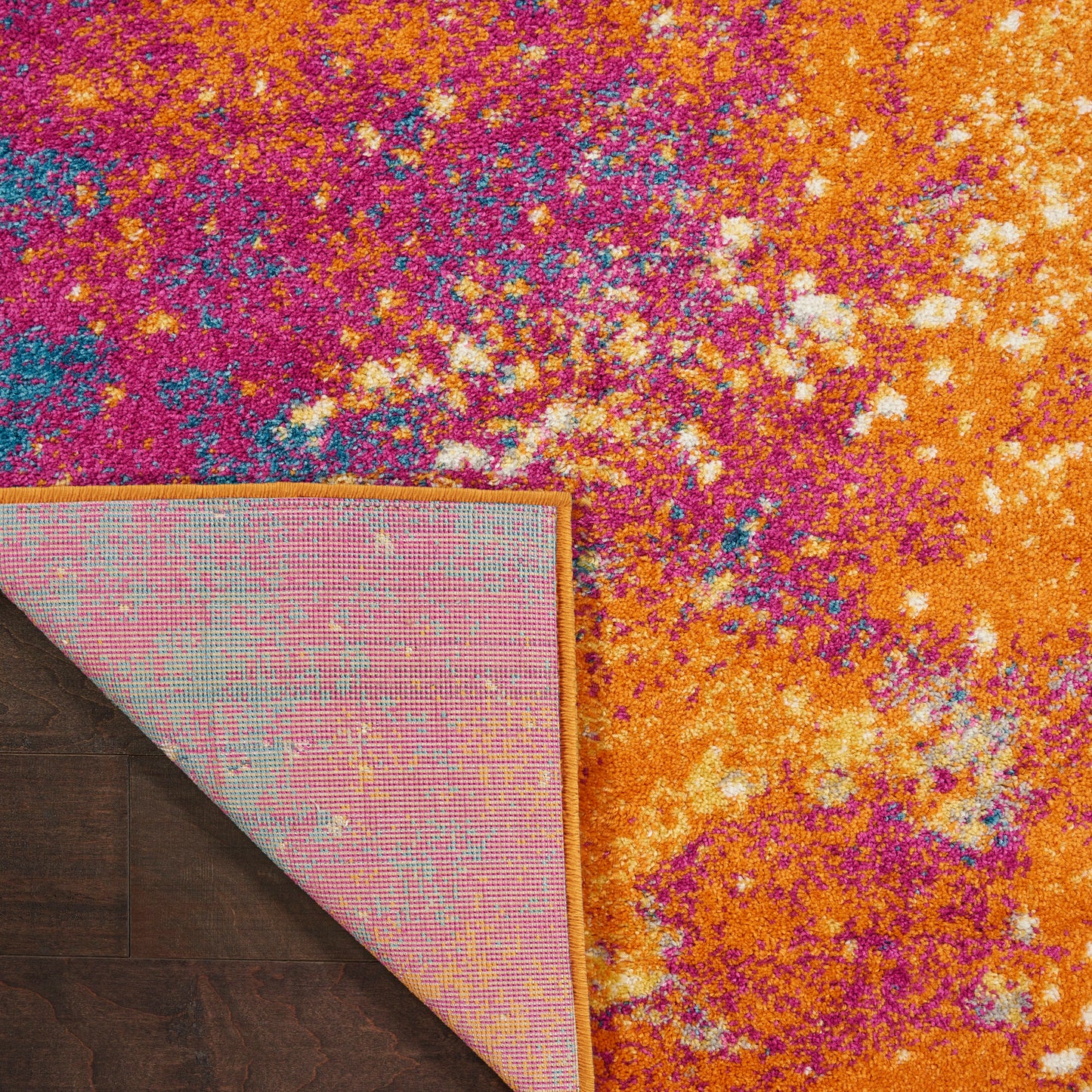 Nourison Passion 5'3" x 5'3" Square Sunburst Modern Indoor Rug