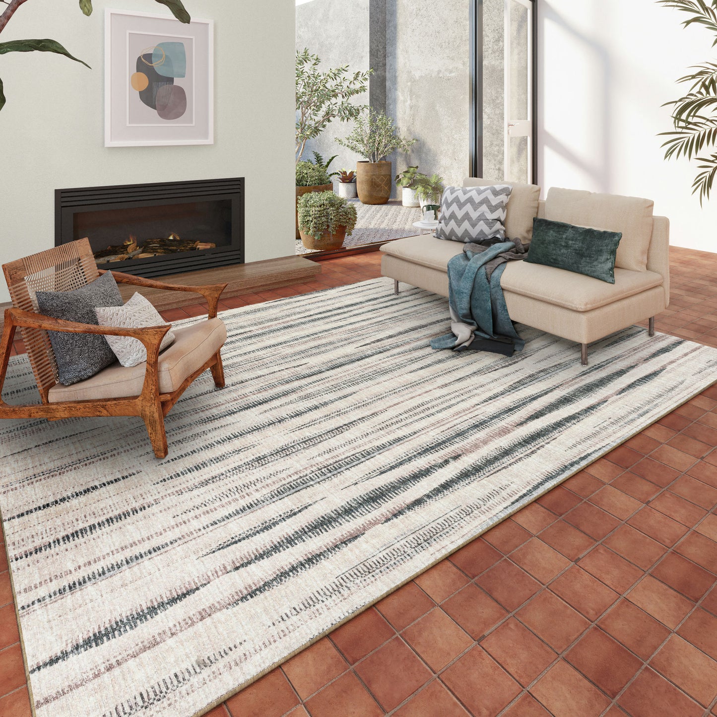 Amador AA1 Ivory 8' x 10' Rug