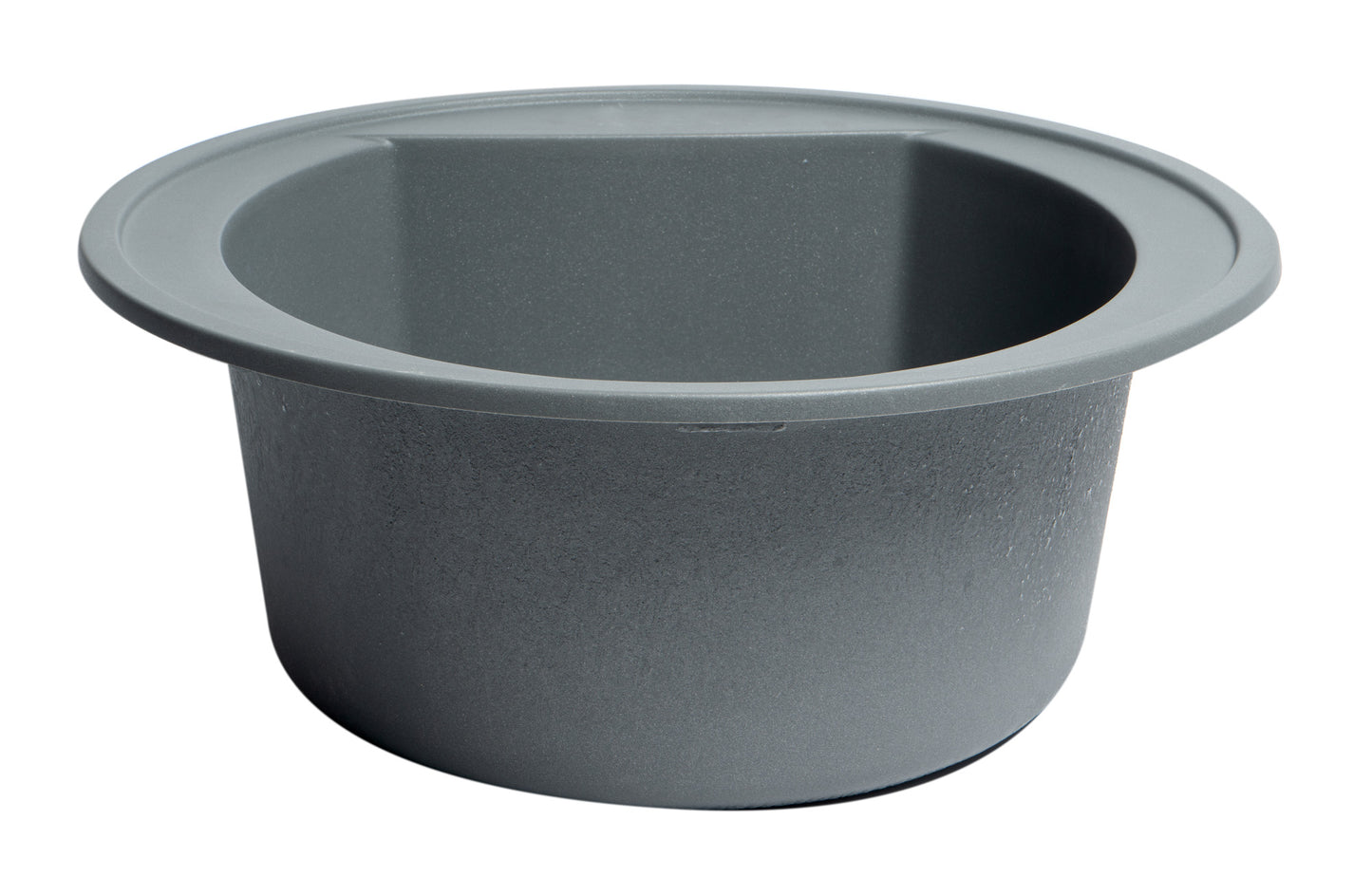 ALFI brand Titanium 20" Drop-In Round Granite Composite Kitchen Prep Sink