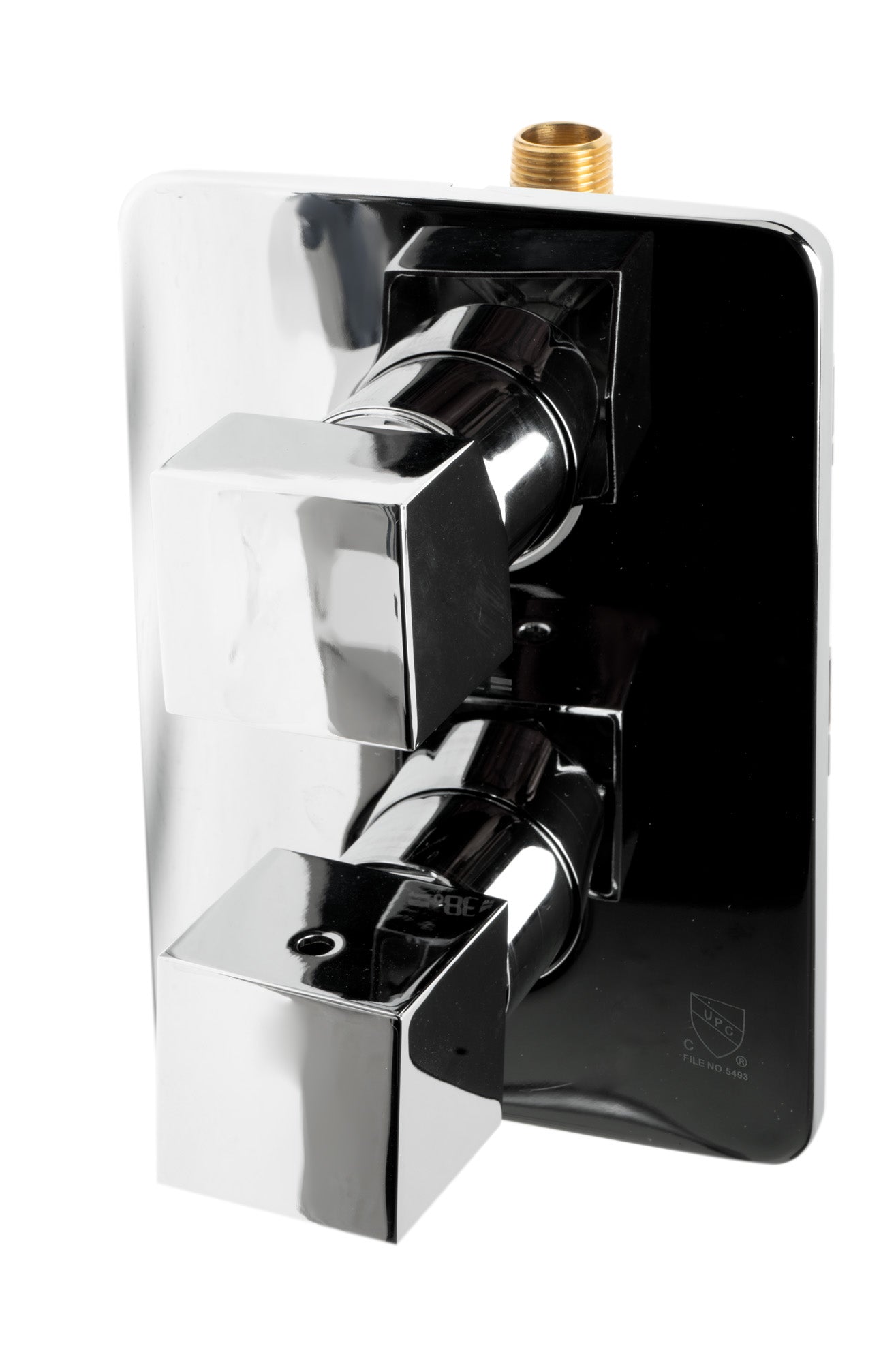 ALFI brand Polished Chrome 3 Way Thermostatic Shower Set with Body Sprays