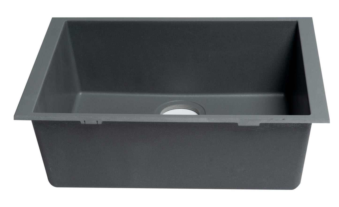 ALFI brand Titanium 24" Undermount Single Bowl Granite Composite Kitchen Sink