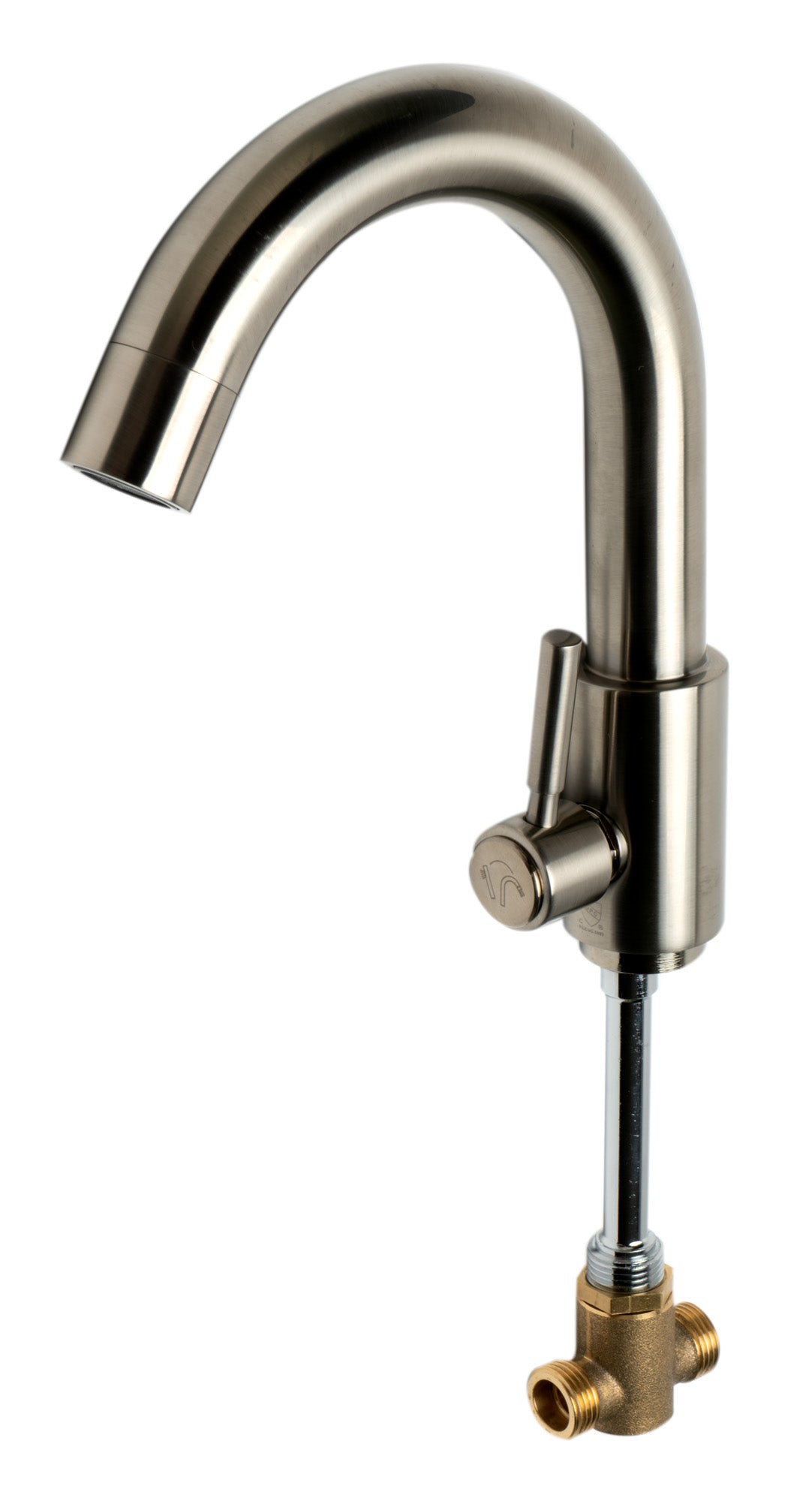 ALFI brand AB2503-BNDeck Mounted Tub Filler with Hand Held Showerhead