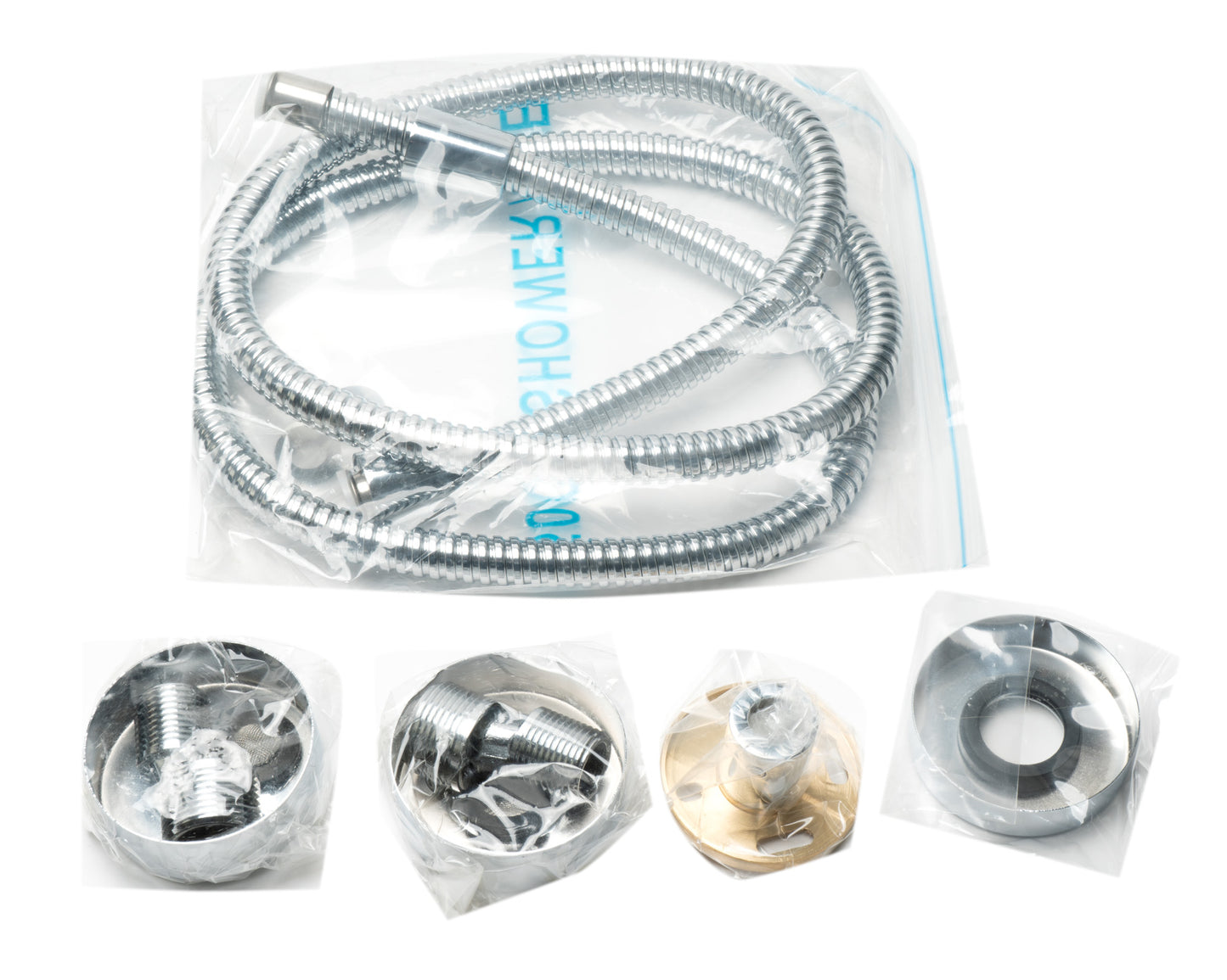ALFI brand Polished Chrome Square Style Thermostatic Exposed Shower Set