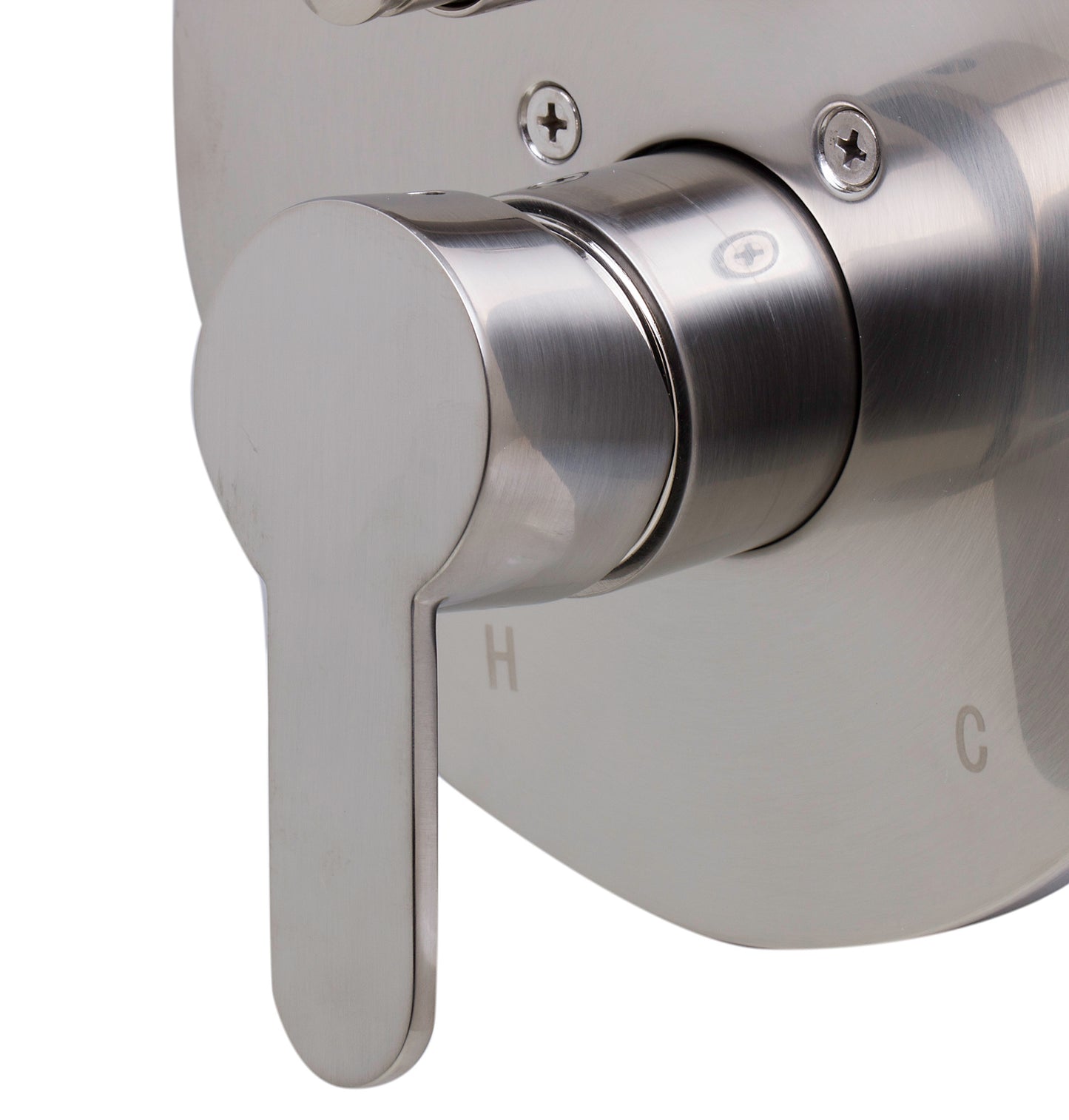 ALFI brandShower Valve Mixer with Rounded Lever Handle and Diverter