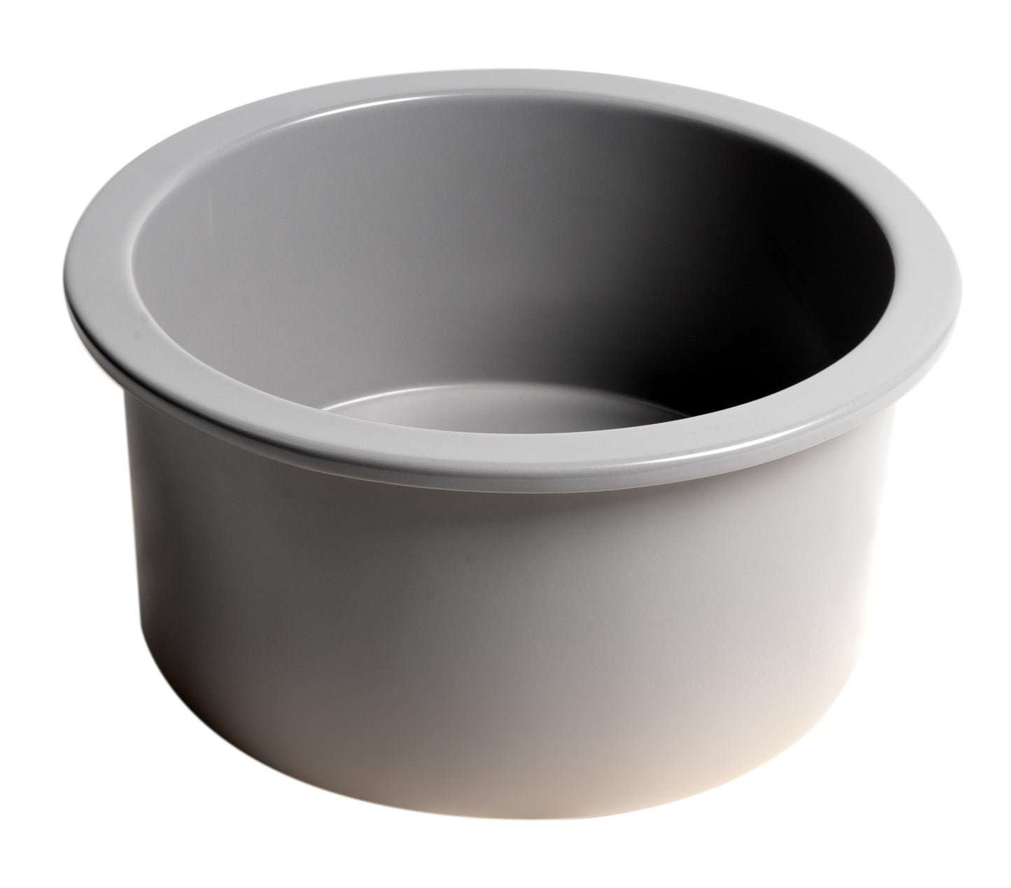 ALFI brand Gray Matte Round 18" x 18" Undermount / Drop In Fireclay Prep Sink