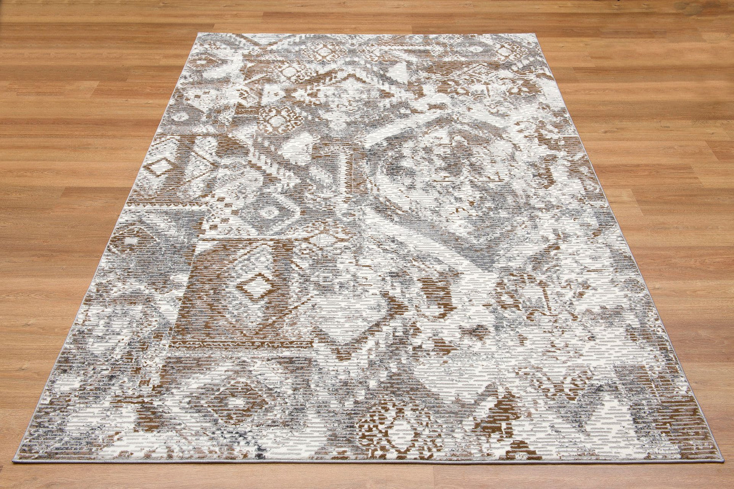 Abington-Ab10950-Gray-7.10 X 10.6 Area Rug