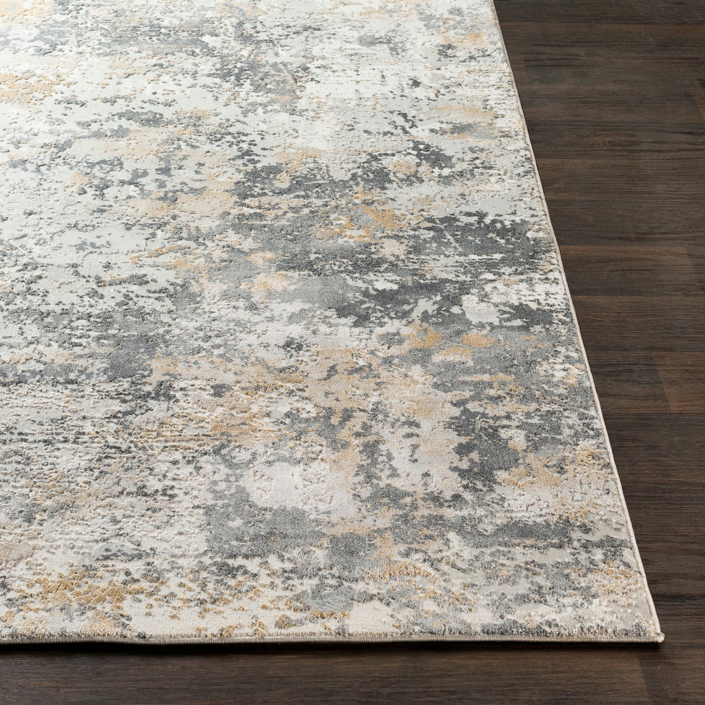 Surya Aisha Rug 6'7" Round Charcoal