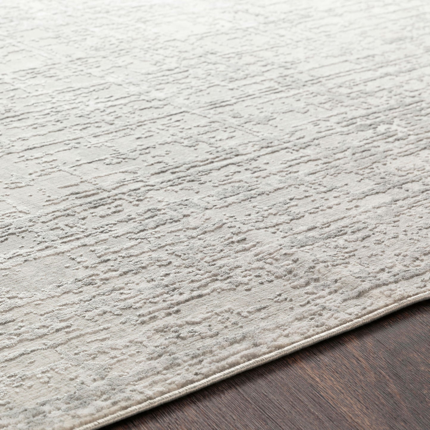 Surya Aisha Rug 5'3" Round - Light Gray