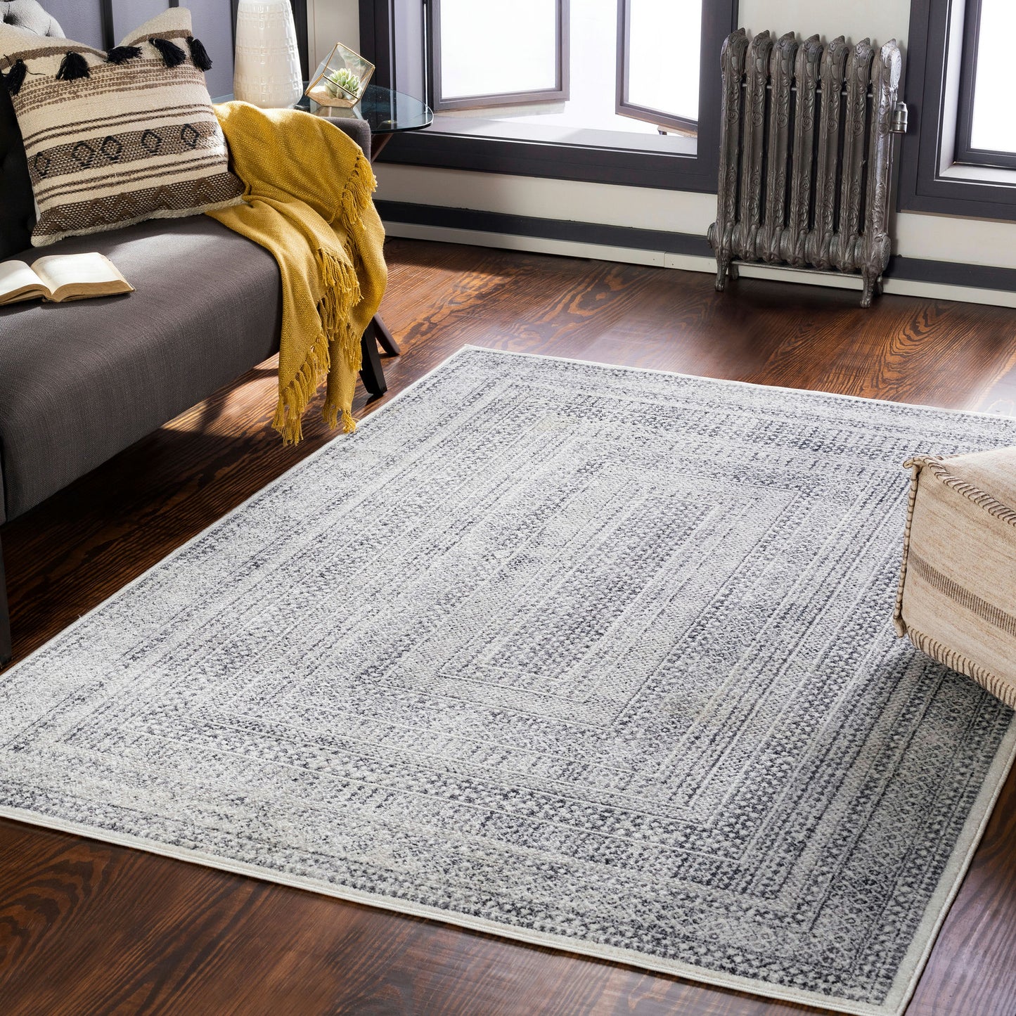 Surya Alice Medium Gray Rug 8'10" X 12'