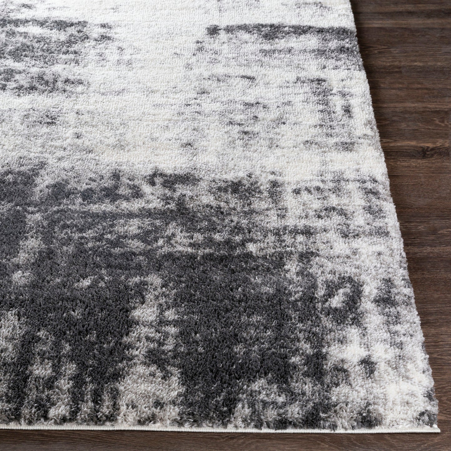 Surya Aliyah Shag Rug 5'3" X 7'3" Light Gray