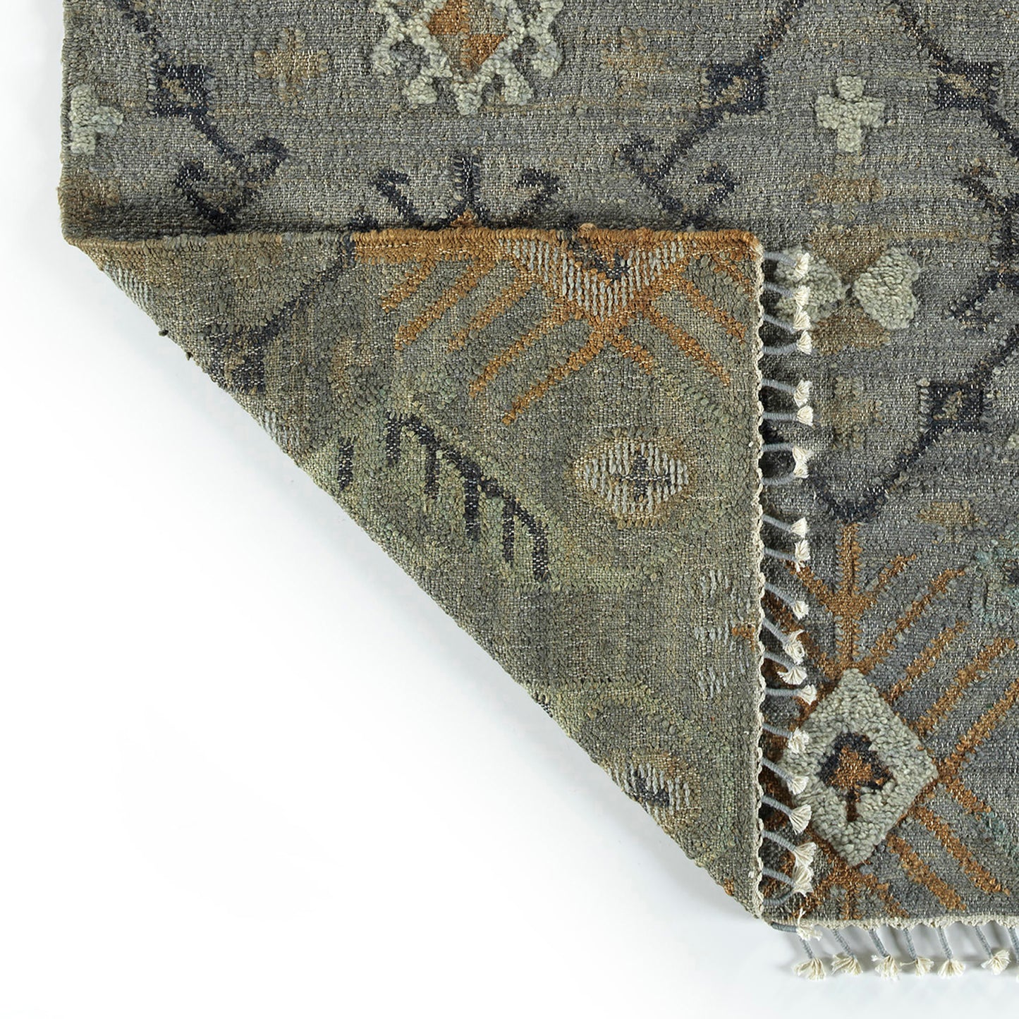 Kaleen Alejandra Collection Light Slate Throw Rug 2' x 3'