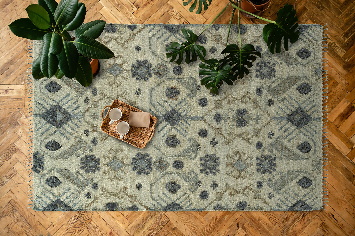 Kaleen Alejandra Collection ALJ99-44 Natural Area Rug 5' x 7'9"