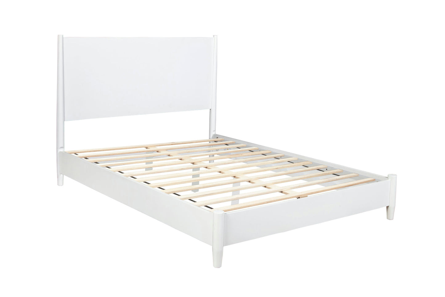 Alpine Furniture Flynn Queen Platform Bed, White