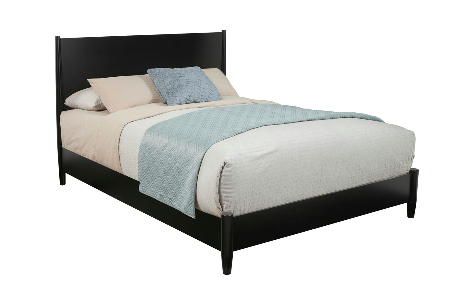 Alpine Furniture Flynn Queen Platform Bed, Black