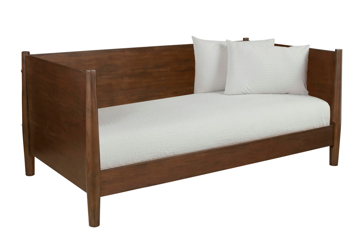 Alpine Furniture Flynn Mid Century Modern Twin Size Day Bed, Walnut
