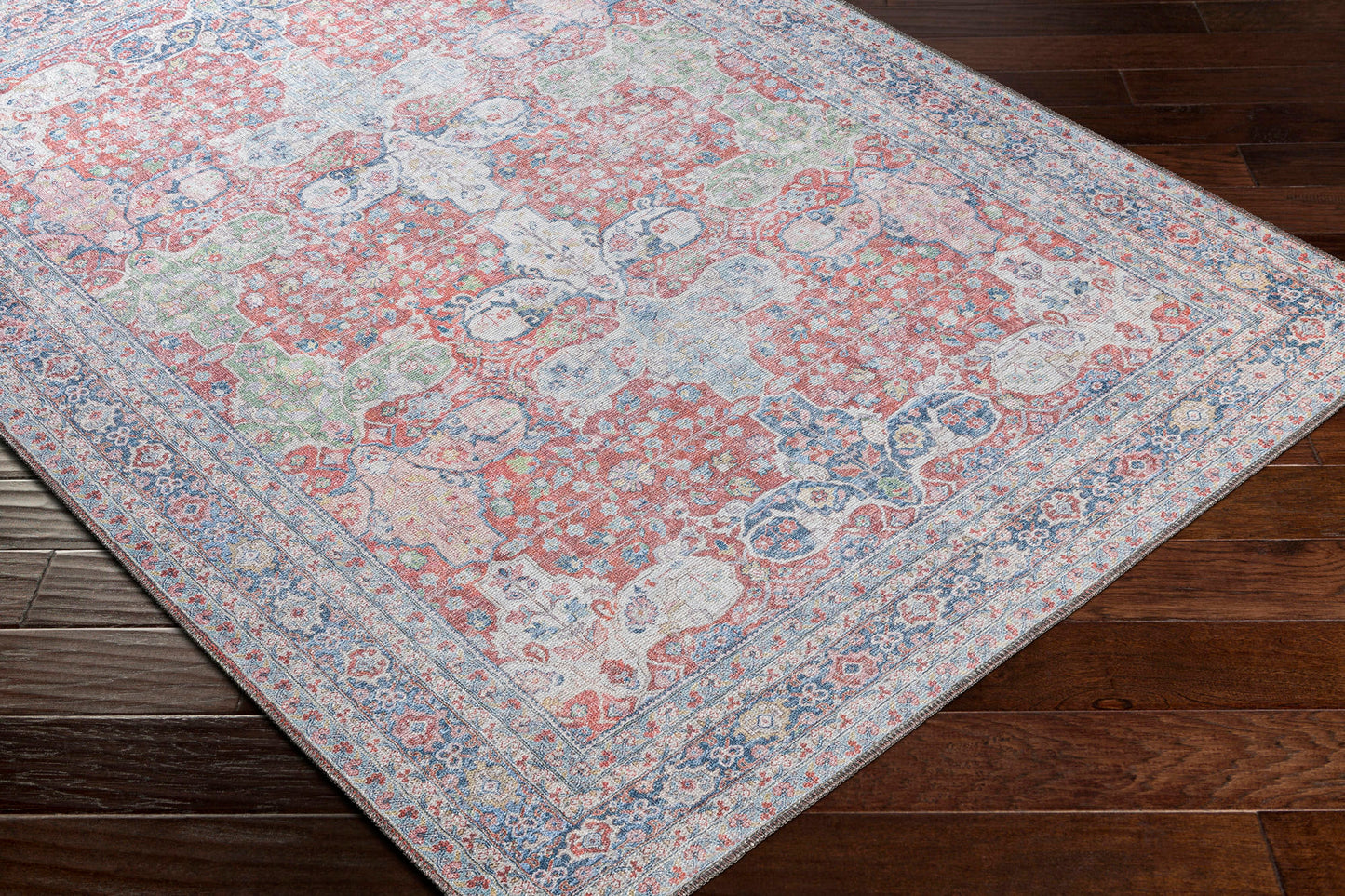 Surya Alanya ALY-2301 Runner Rug 2'7" x 7'3" - Brick Red
