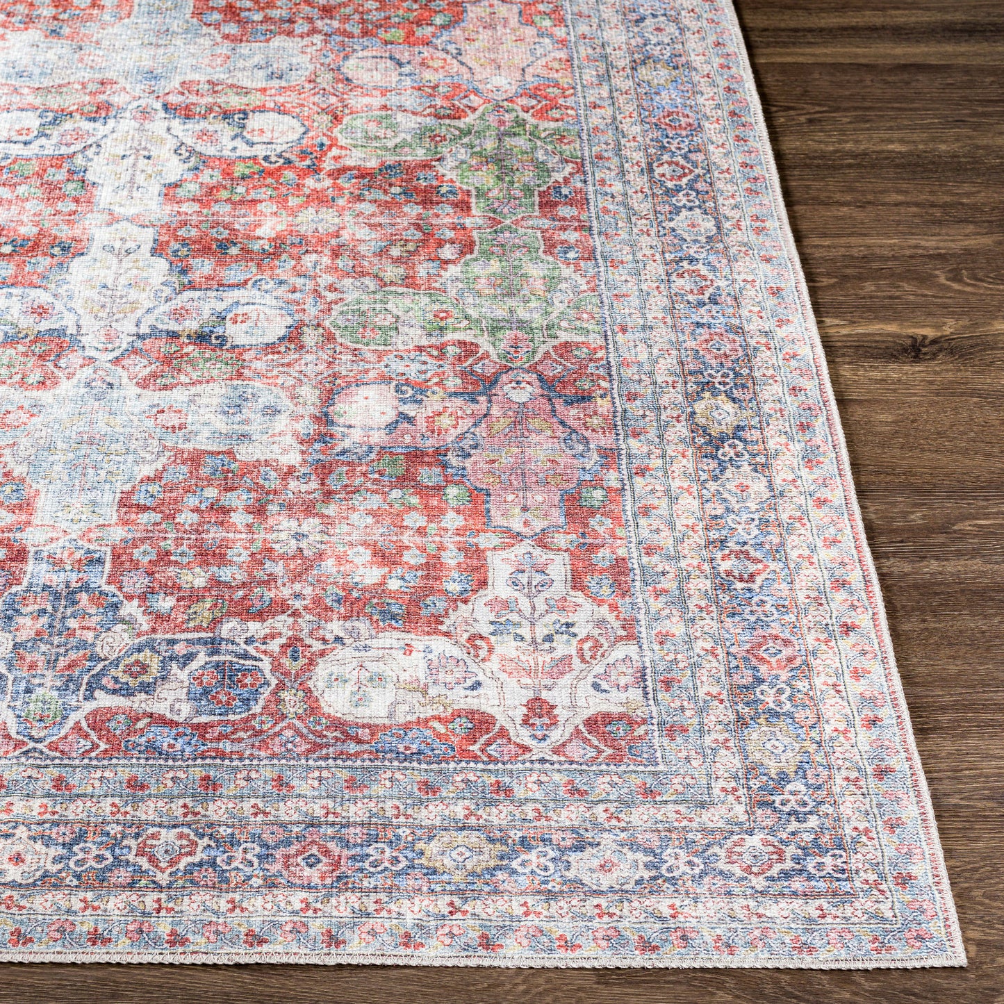Surya Alanya ALY-2301 Runner Rug 2'7" x 7'3" - Brick Red