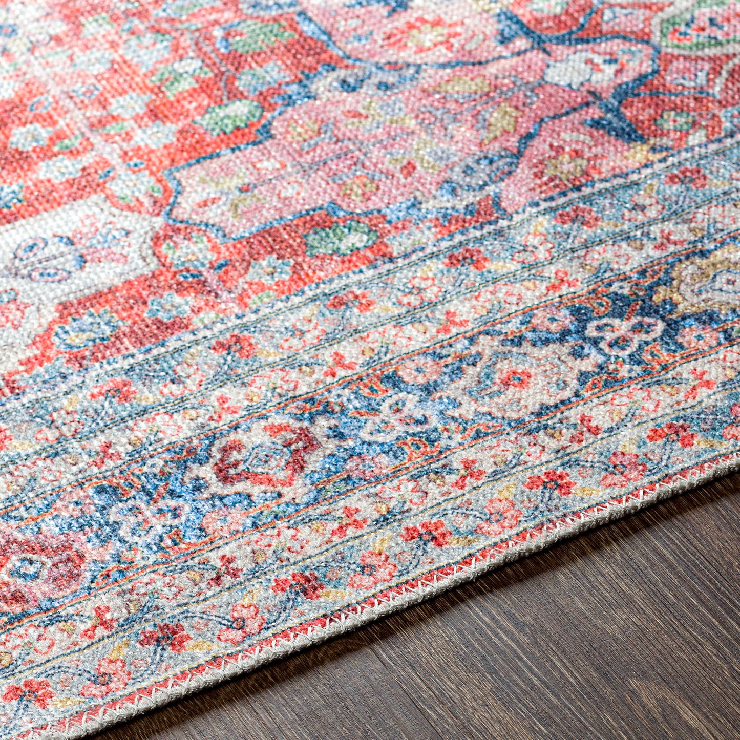 Surya Alanya Rug 6'7" X 9' Brick Red