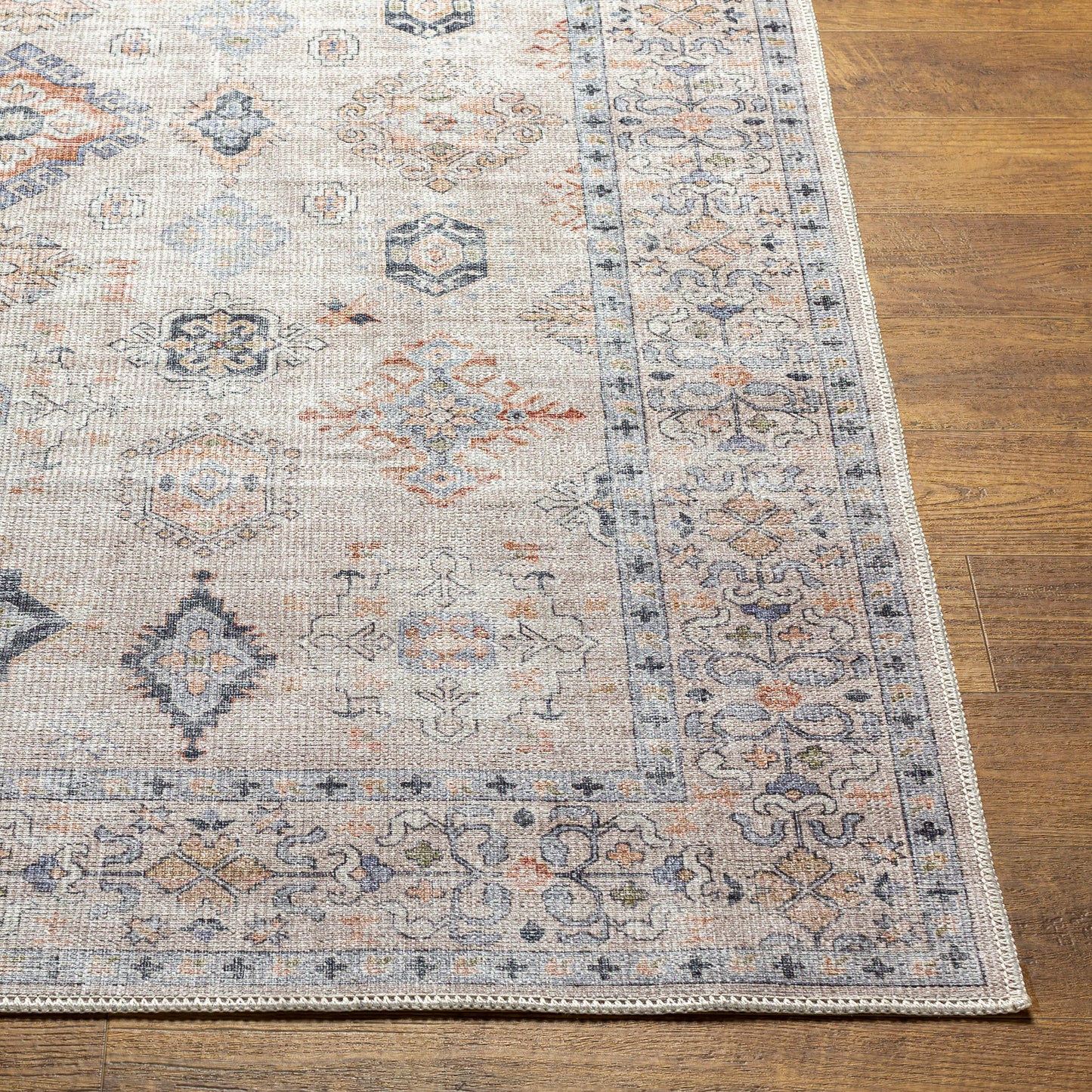 Surya Alanya ALY-2302 Runner Rug 2'7" x 7'3" - Brick Red
