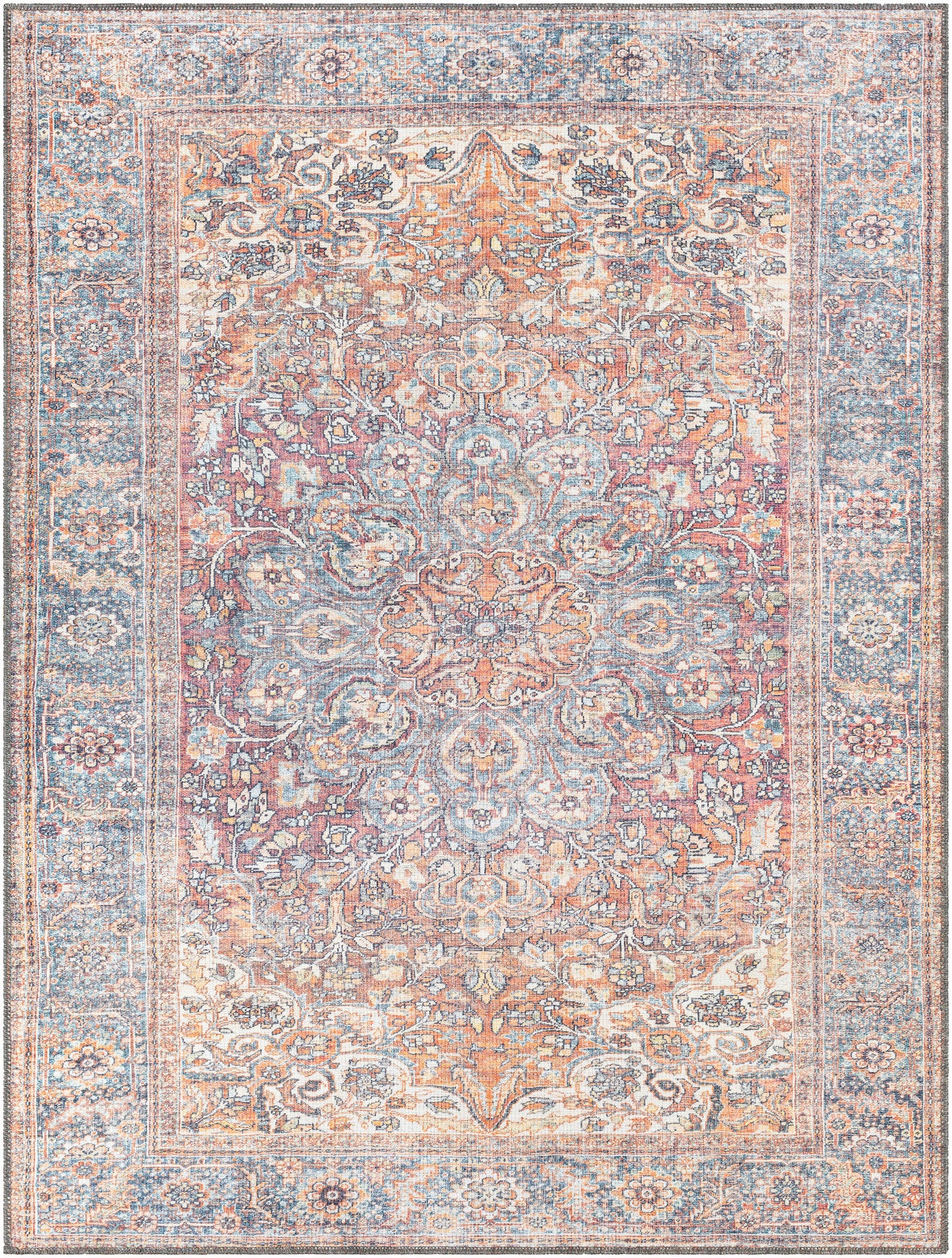 Surya Alanya ALY-2304 Rug 5'3" x 7' - Brick Red