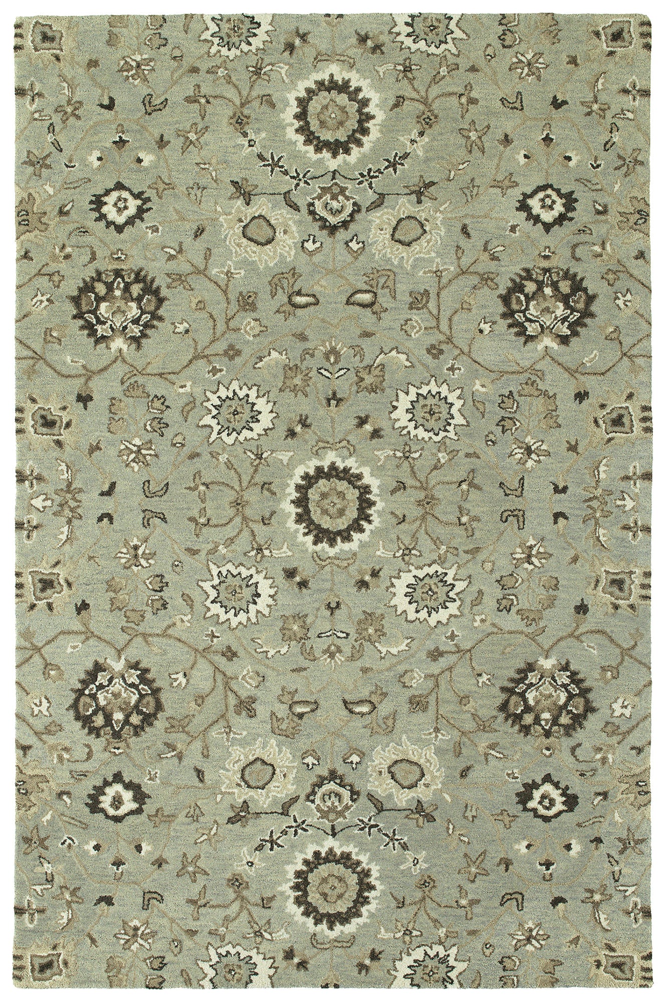 Kaleen Amaranta Collection Light Mint Area Rug 4' x 6'